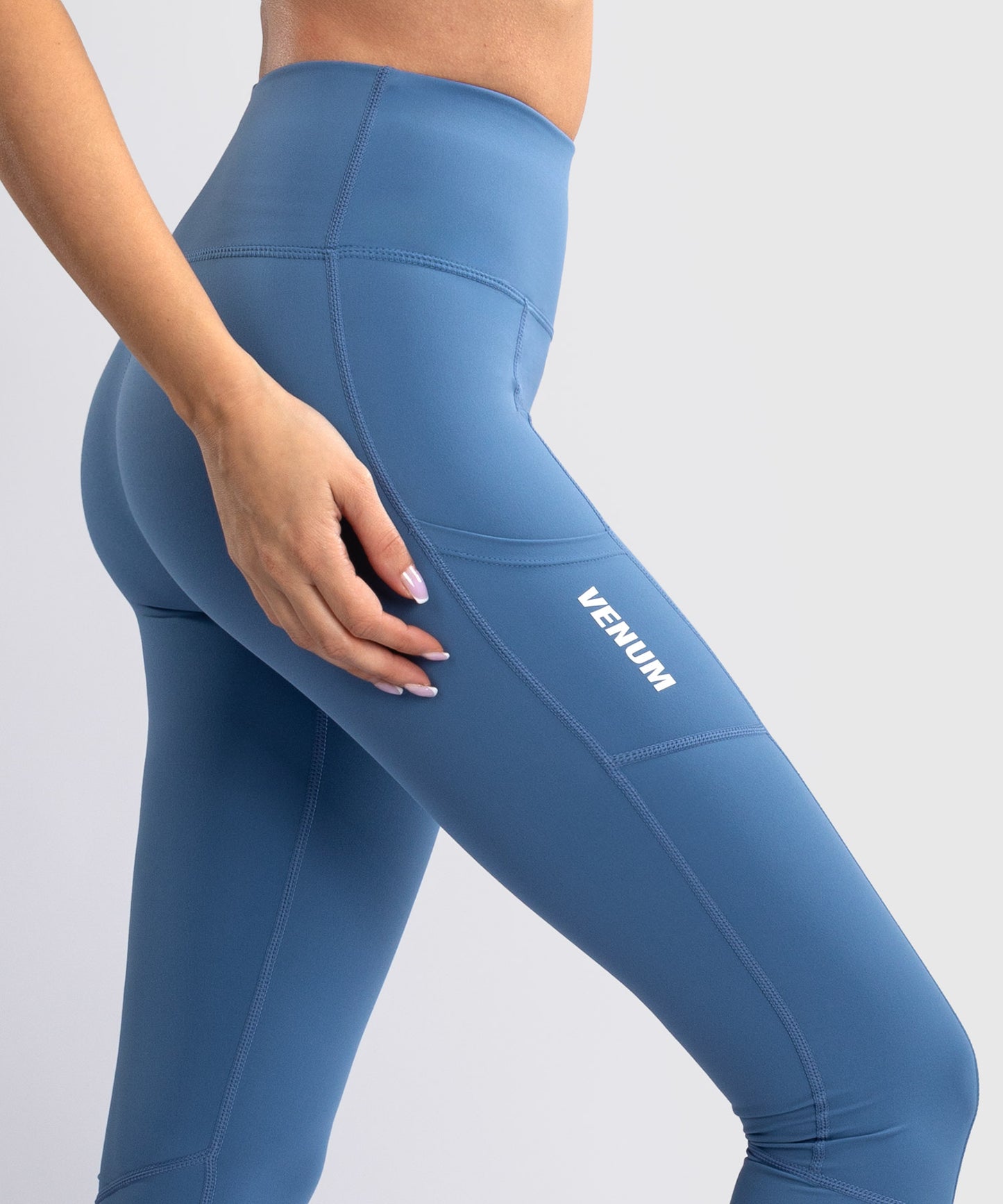 Venum Essential Damen Performance Leggings - Sturmblau
