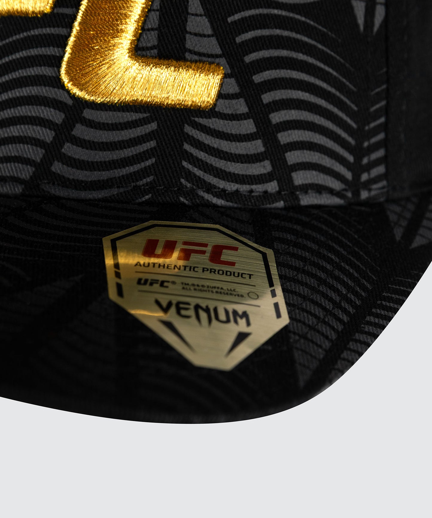 Casquette UFC Zenith by Venum Authentic Fight Night - Noir/Doré