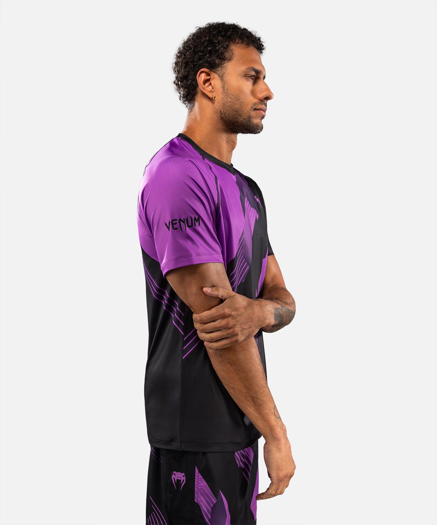 Venum No-Gi 6.0 Dry-Tech T-Shirt - Schwarz/Lila