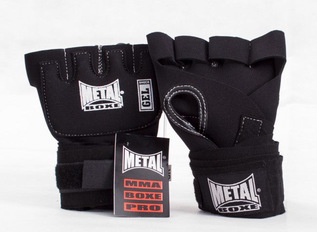 Venum Elite Gel Shock Undergloves + Wraps - Black