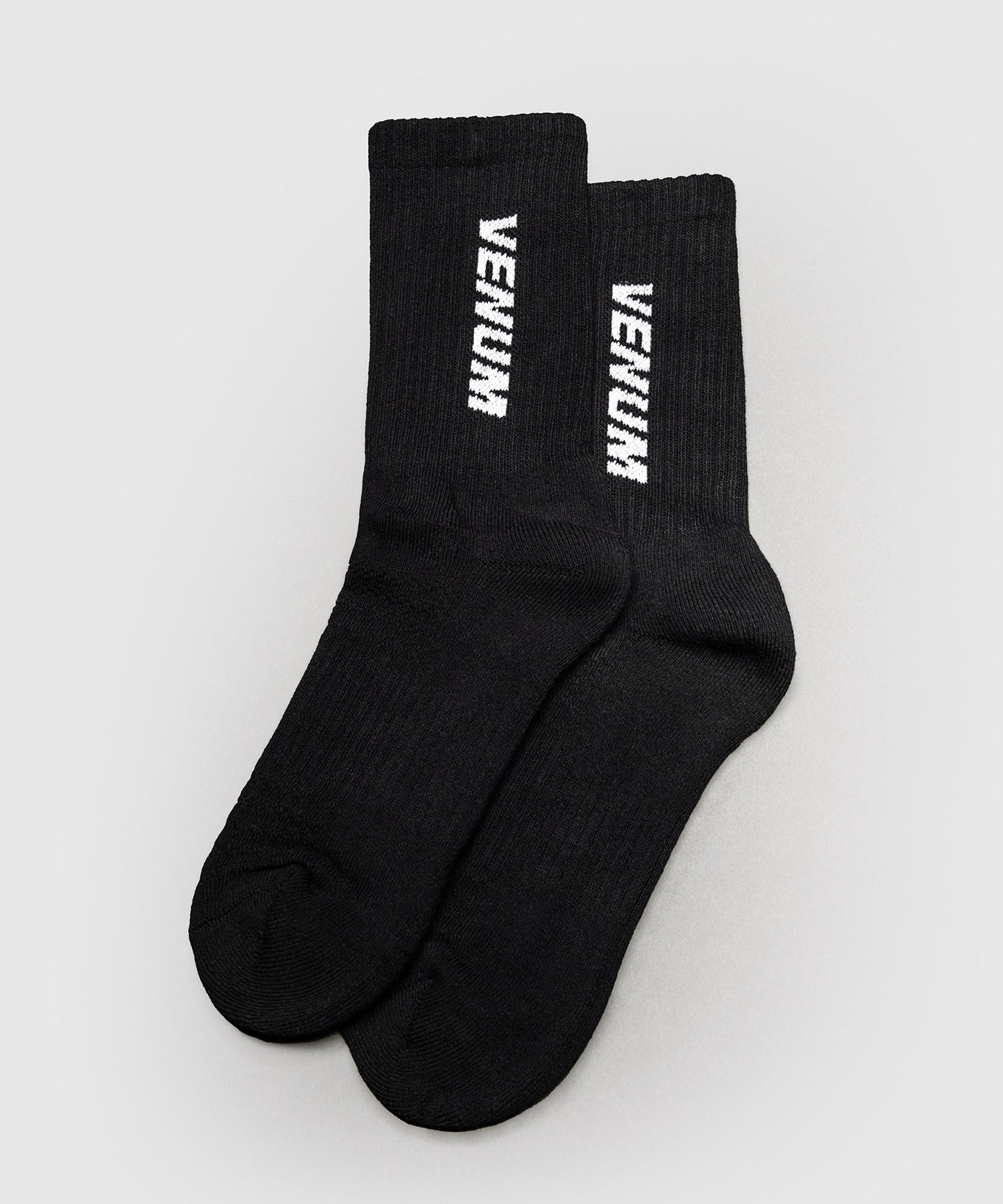 Venum Essential Crew Socks (Set of 3 pairs) - Black/White
