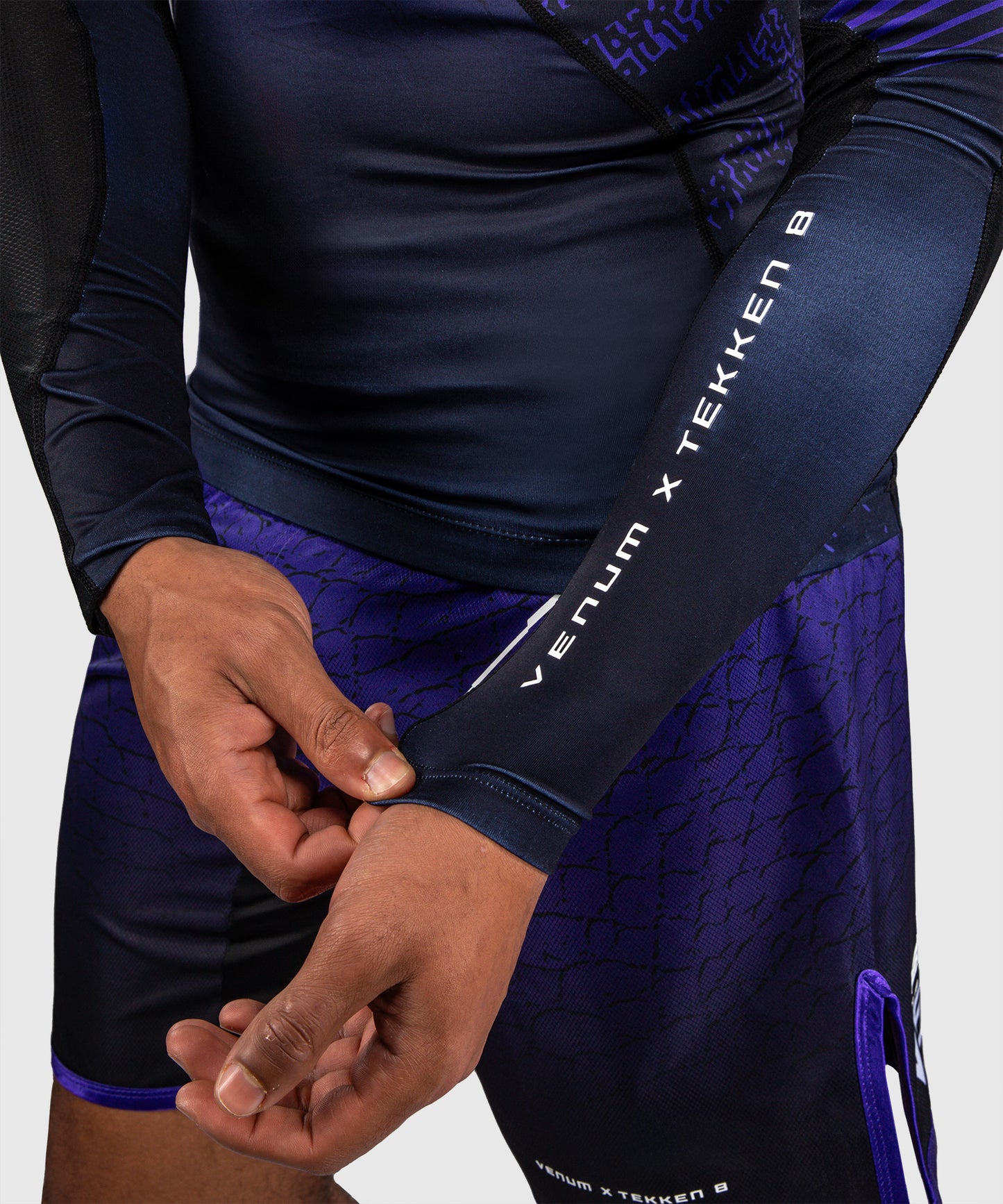 Venum x TEKKEN 8 Long Sleeve Rashguard - Kazuya - Black/Purple