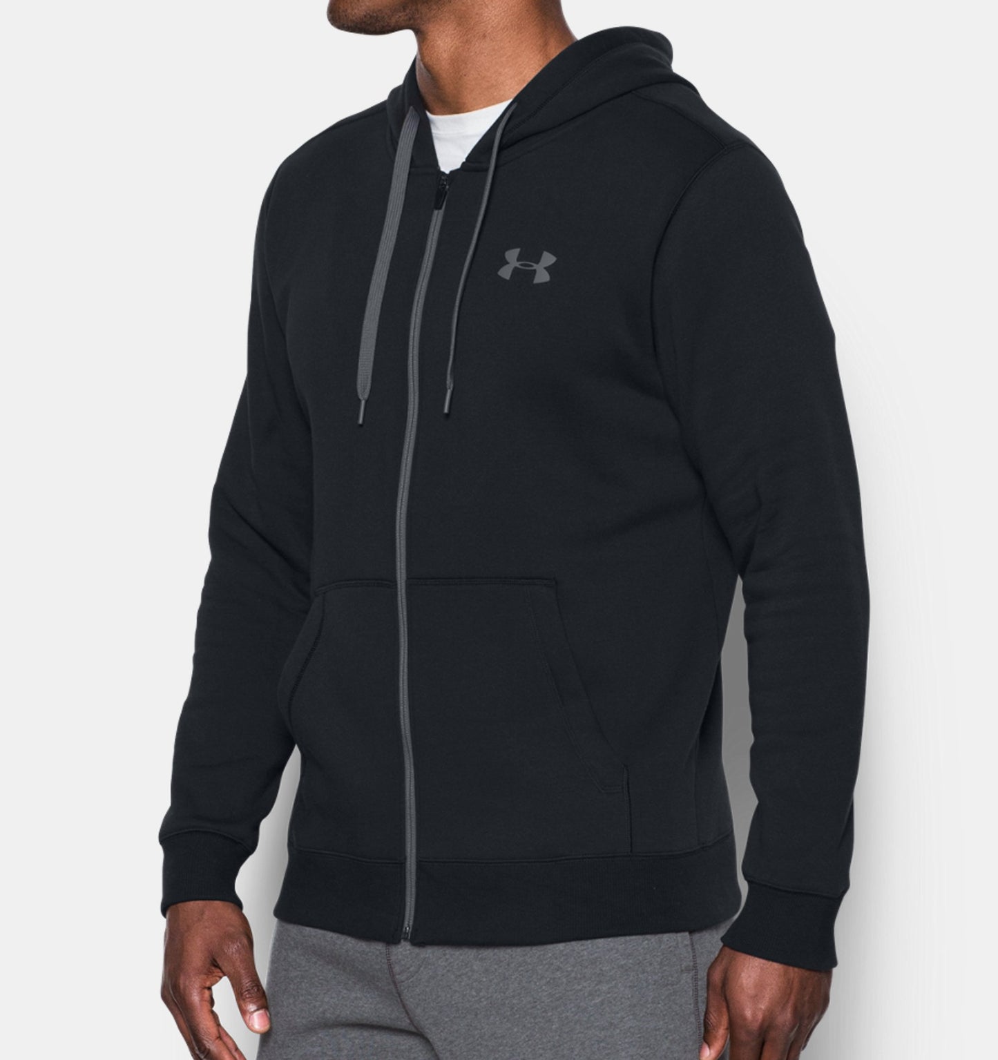 Sweat à capuche Under Armour Rival Fitted - Noir