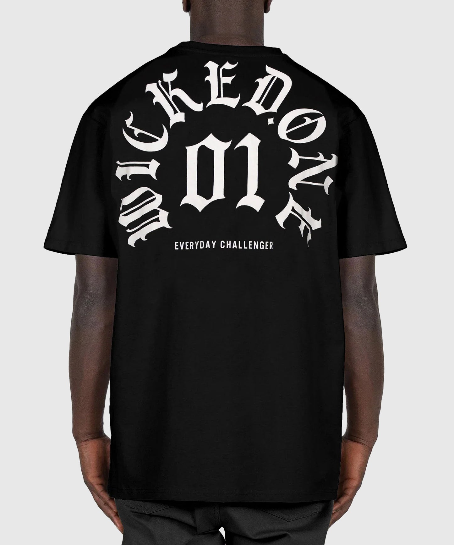 Wicked One Oversize Goat Trainings-T-Shirt - Schwarz