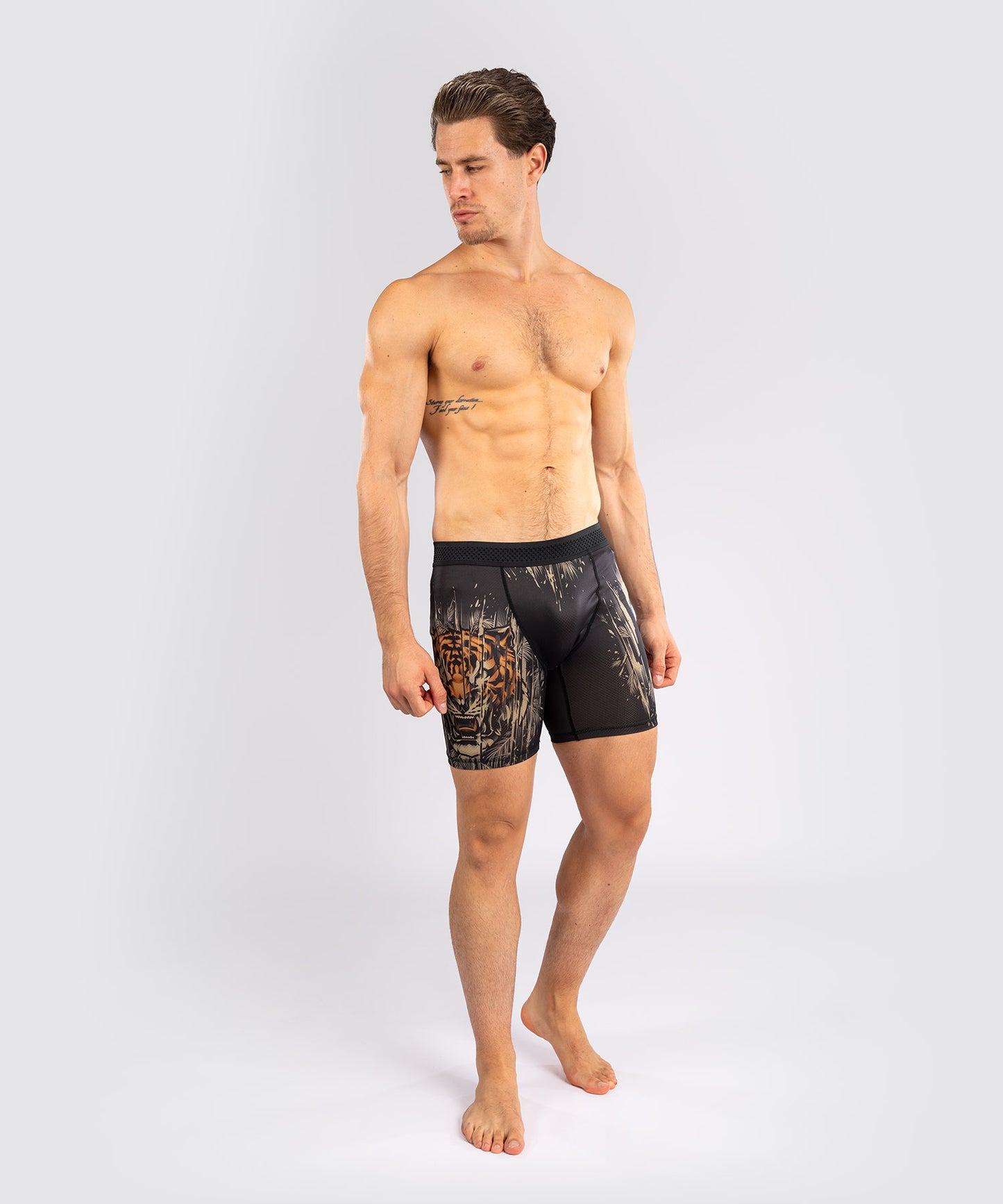 Venum Tiger Herren Vale Tudo - Schwarz/Neon Orange