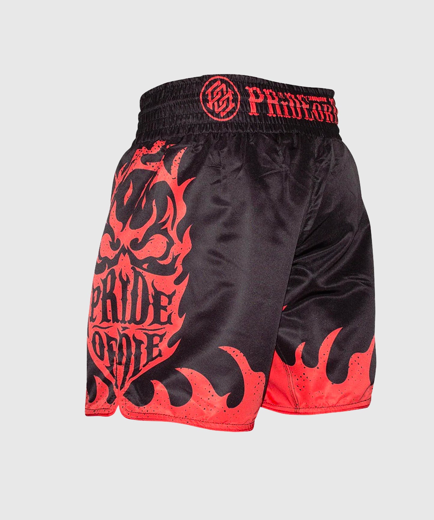 Short de MMA Pride Or Die Reckless Flames - Noir