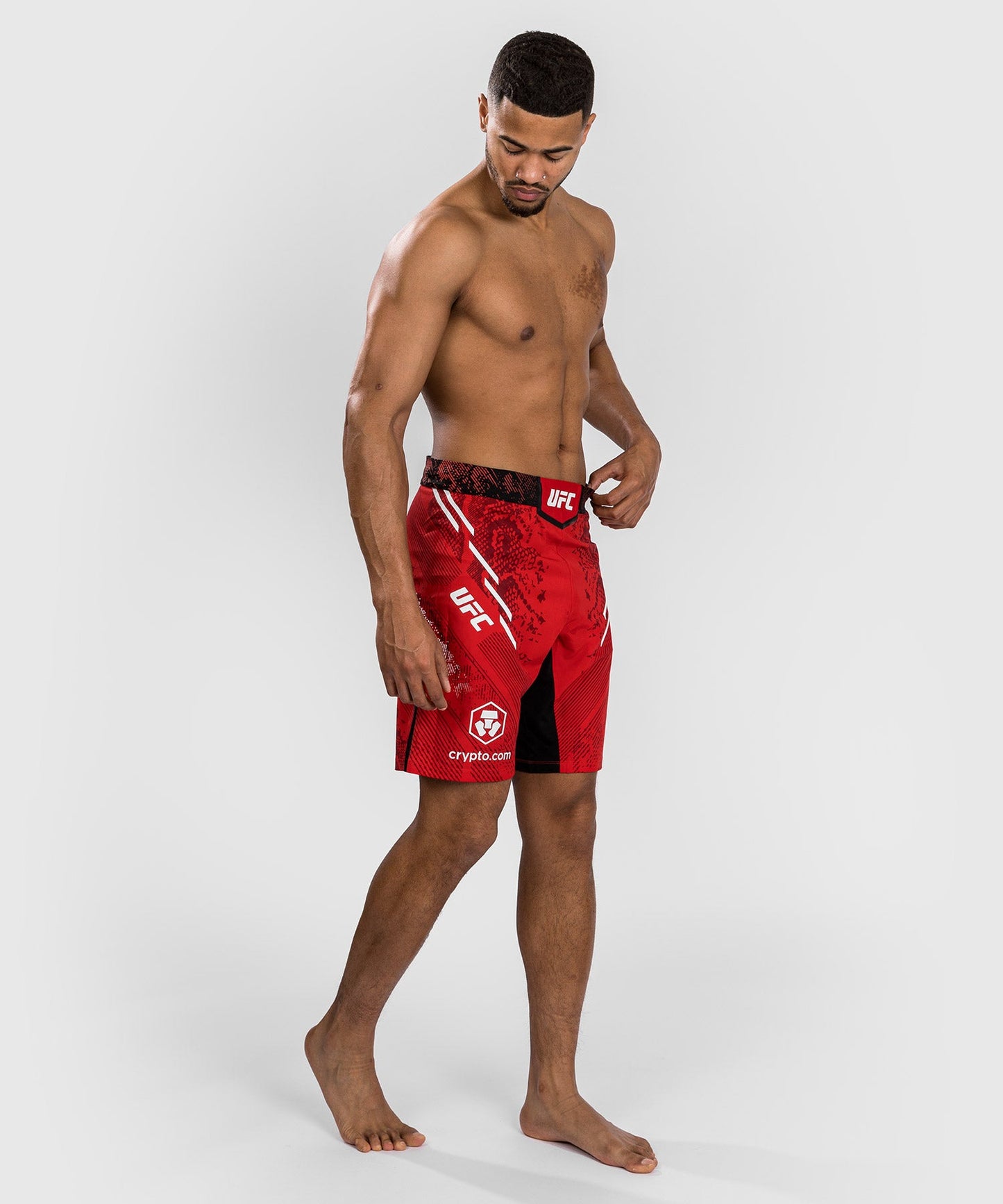 Men's UFC Adrenaline by Venum Authentic Fight Night Long-Cut Shorts - Red