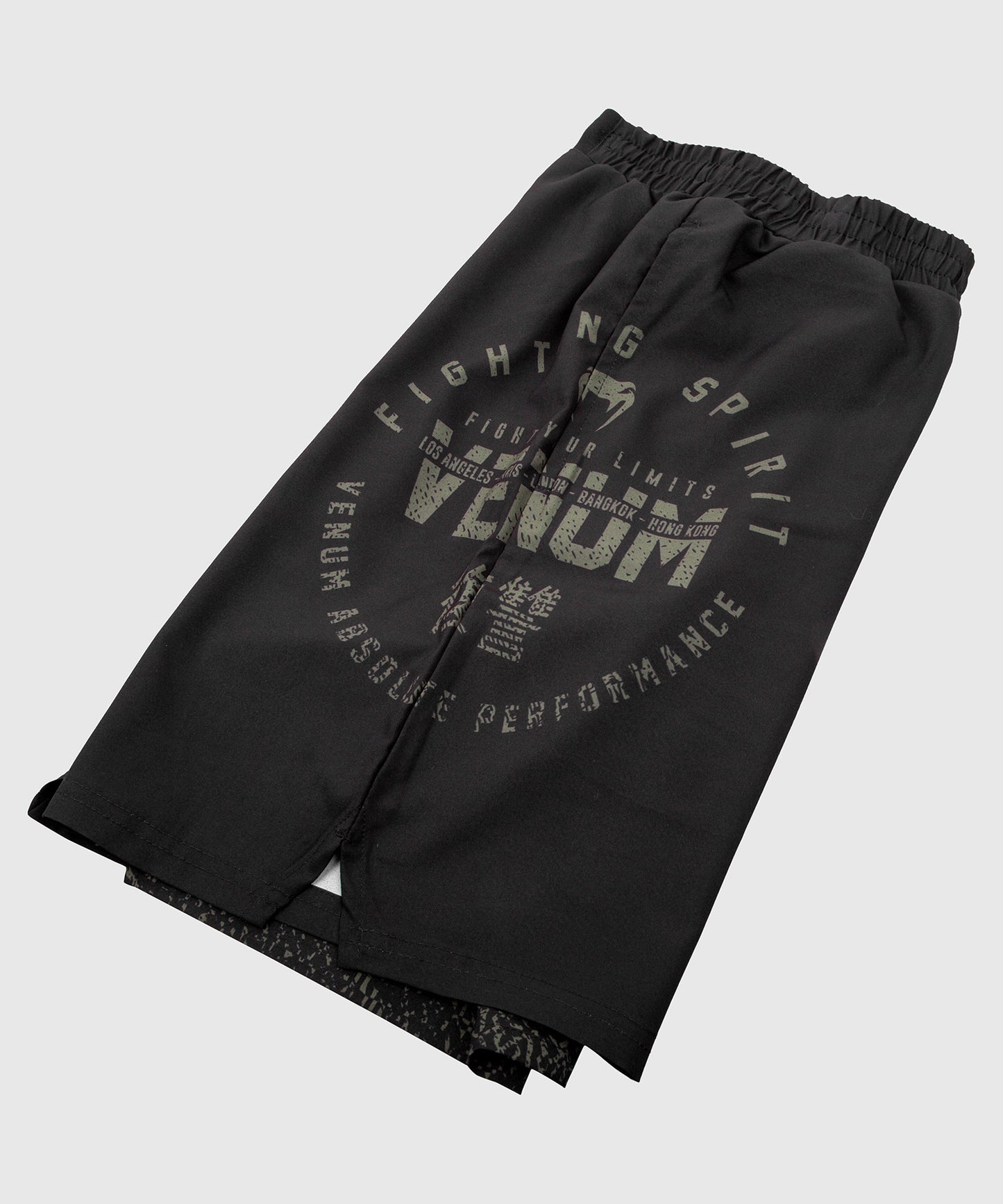 Venum Signature Training Shorts - Black/Khaki - Exclusive