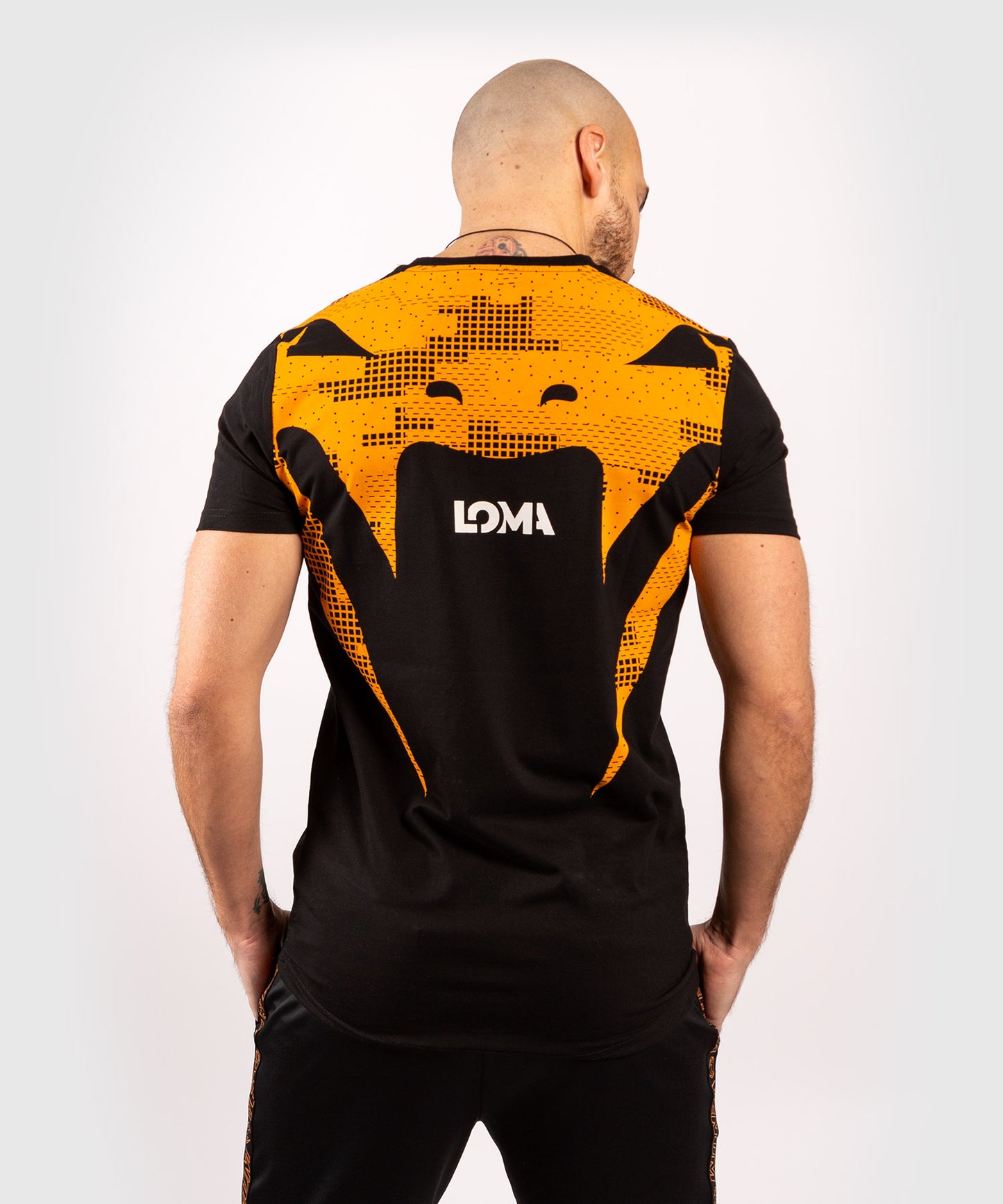 T-Shirt Venum Loma Fight 11/12 - Black/Orange
