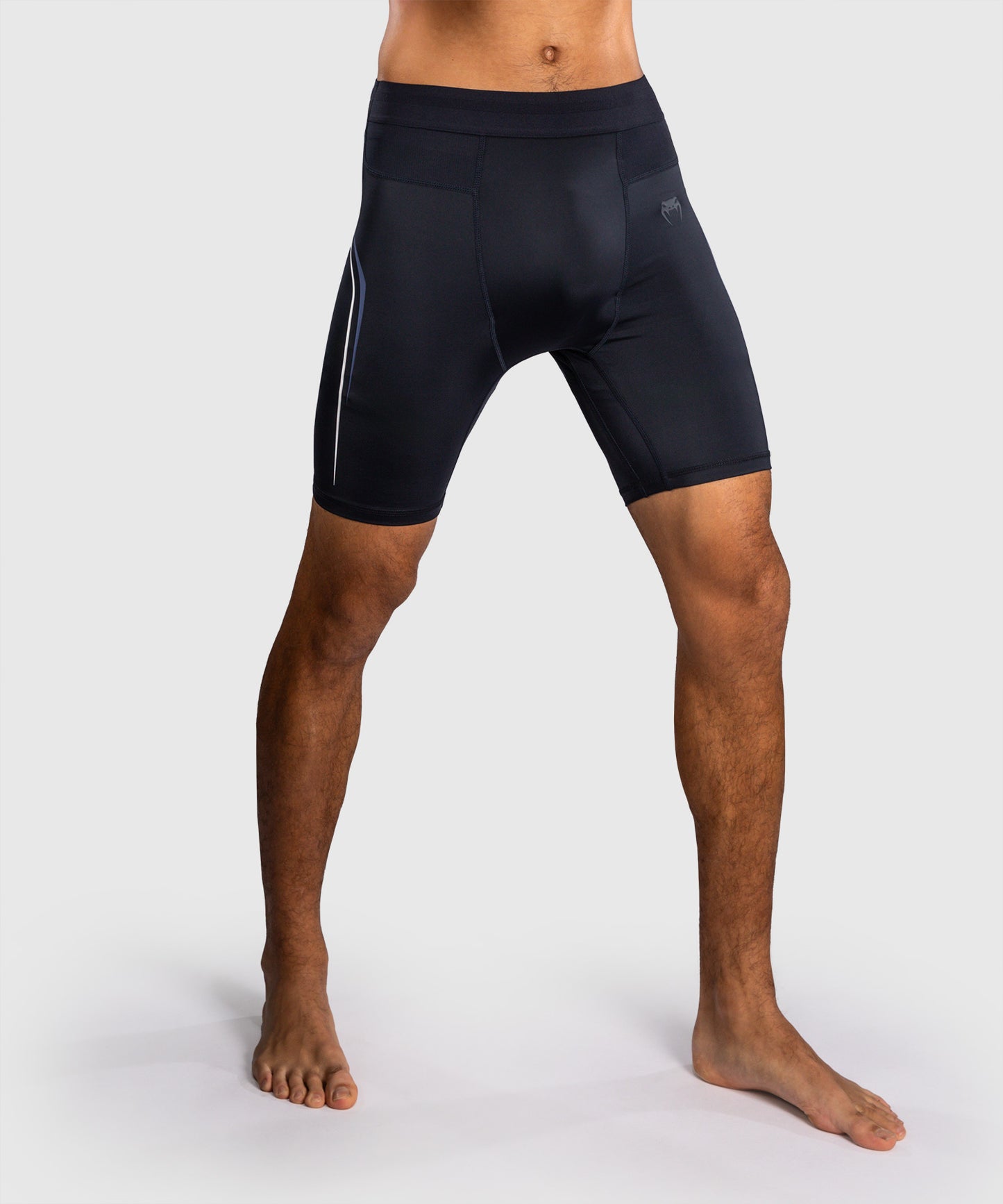 Short de Compression Venum G-Core - Bleu Marine/Blanc