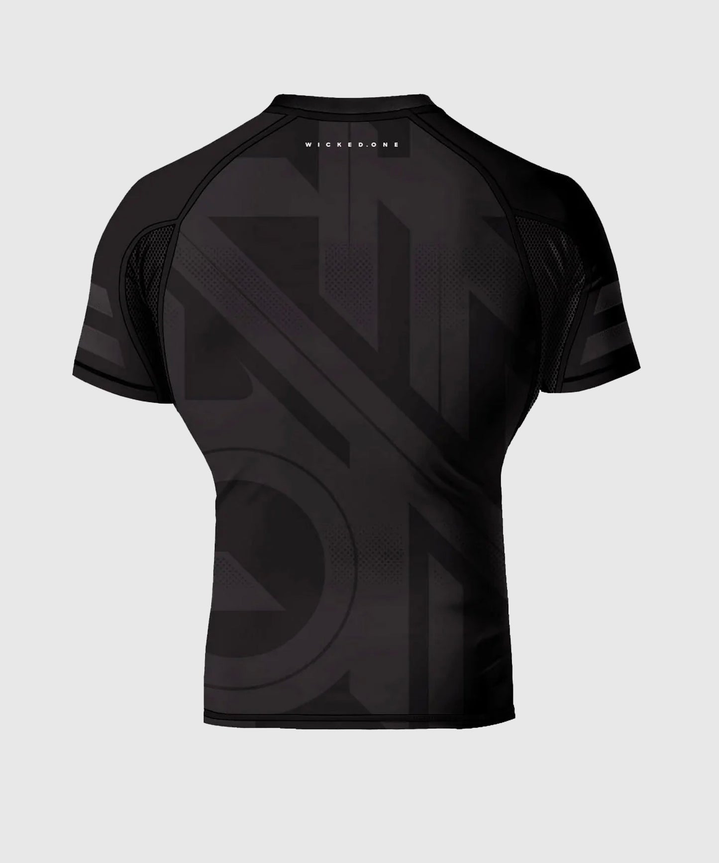 Wicked One Outsiderz Kurzarm-Rashguard - Schwarz