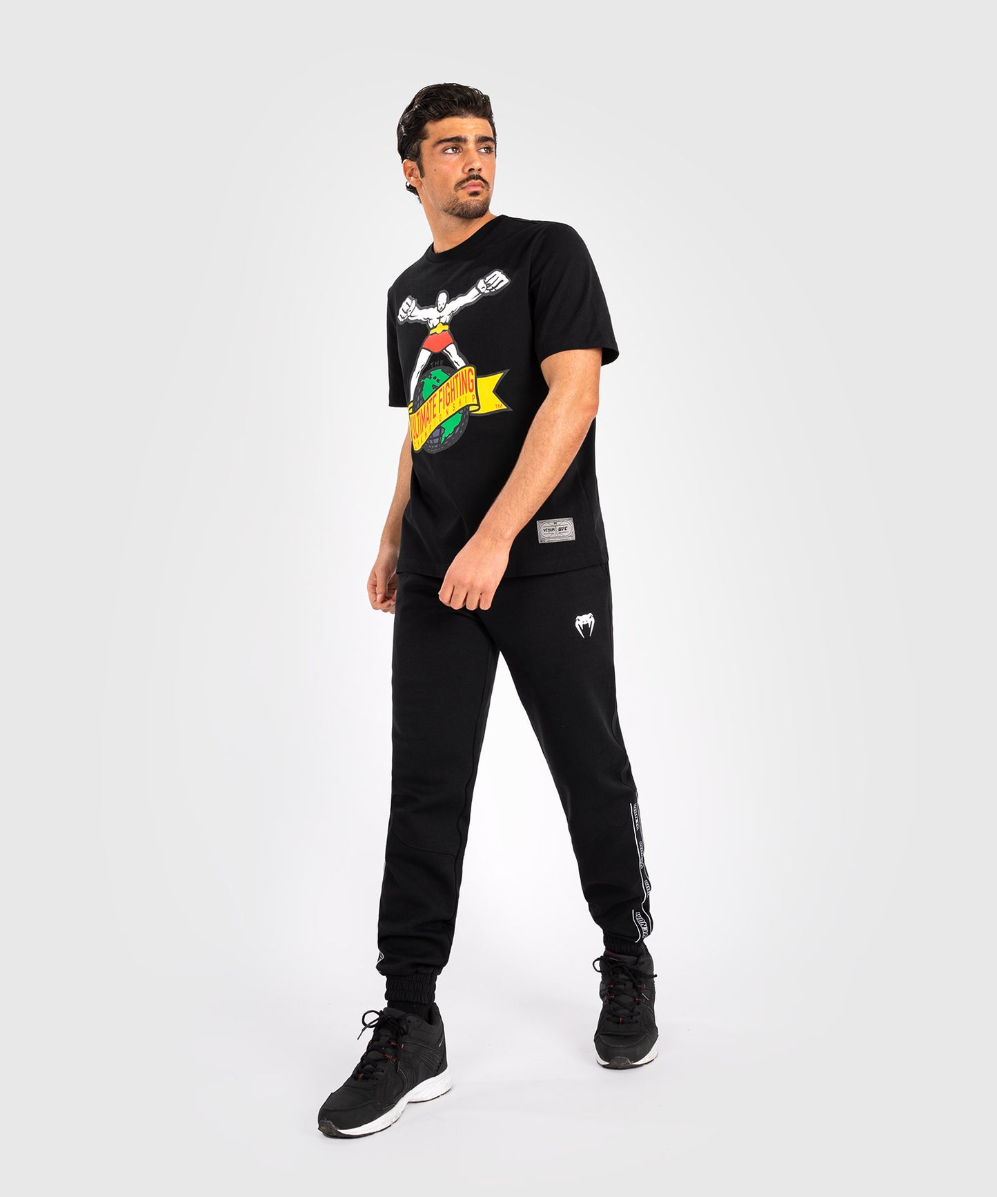 UFC by Venum Ulti-Man T-Shirt - Schwarz/Weiß