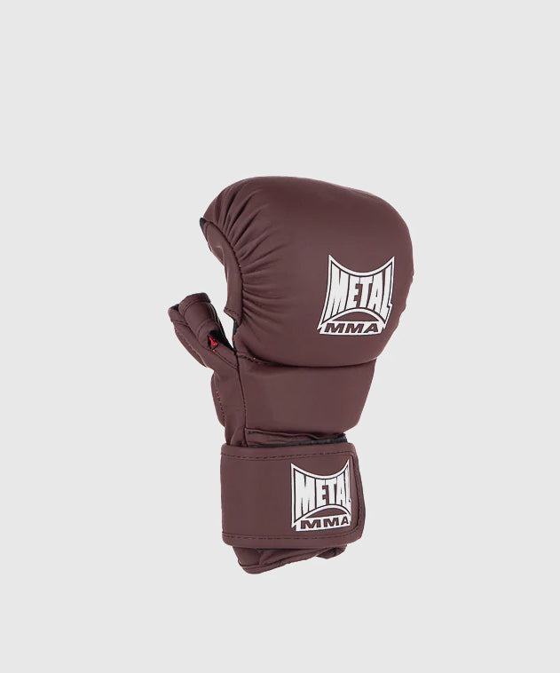 Metal Boxe The Shell MMA Sparring Gloves - Oxblood