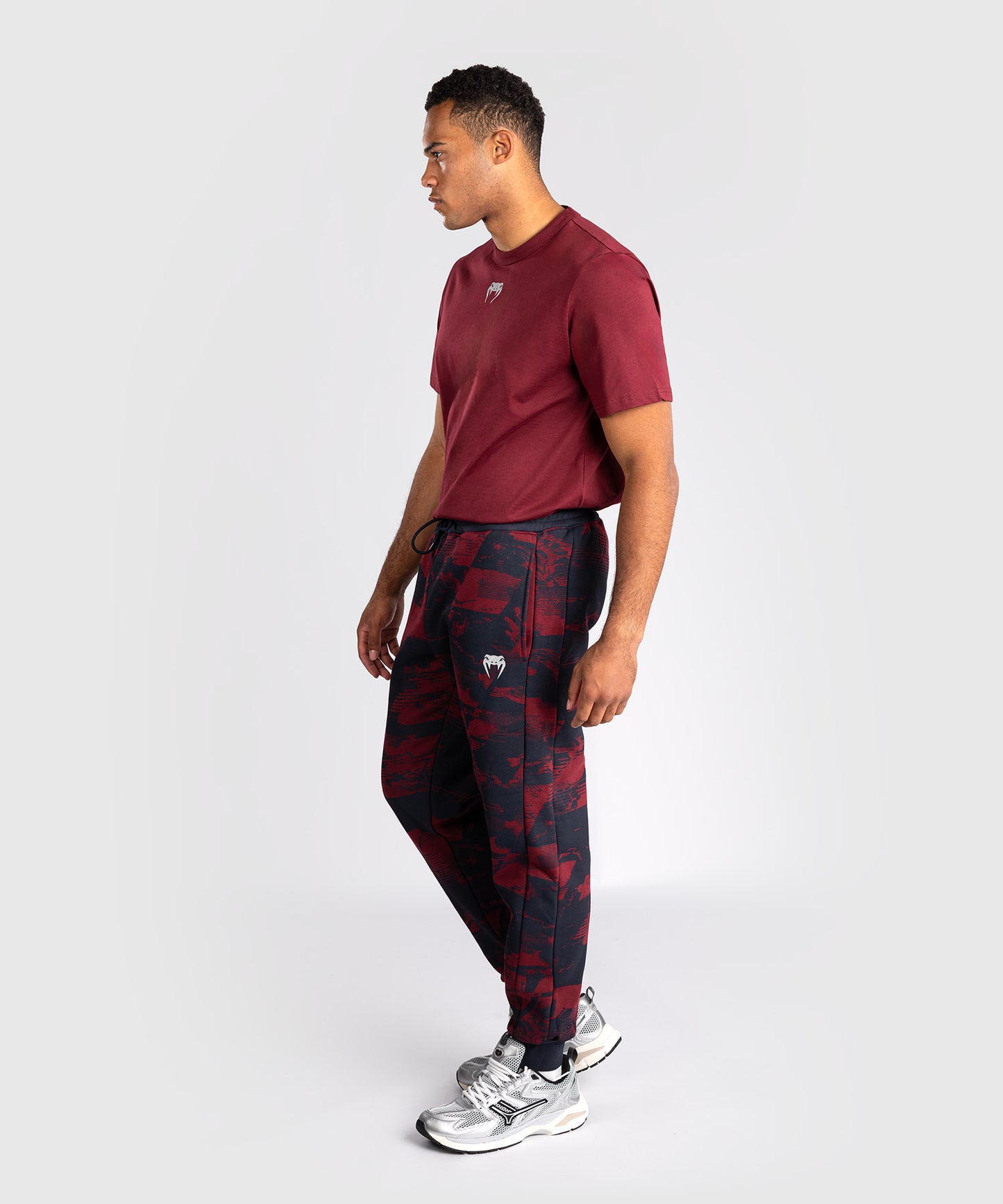 UFC Zenith by Venum Authentic Fight Week Pantalón Hombre - Azul marino/Burdeos/Plateado