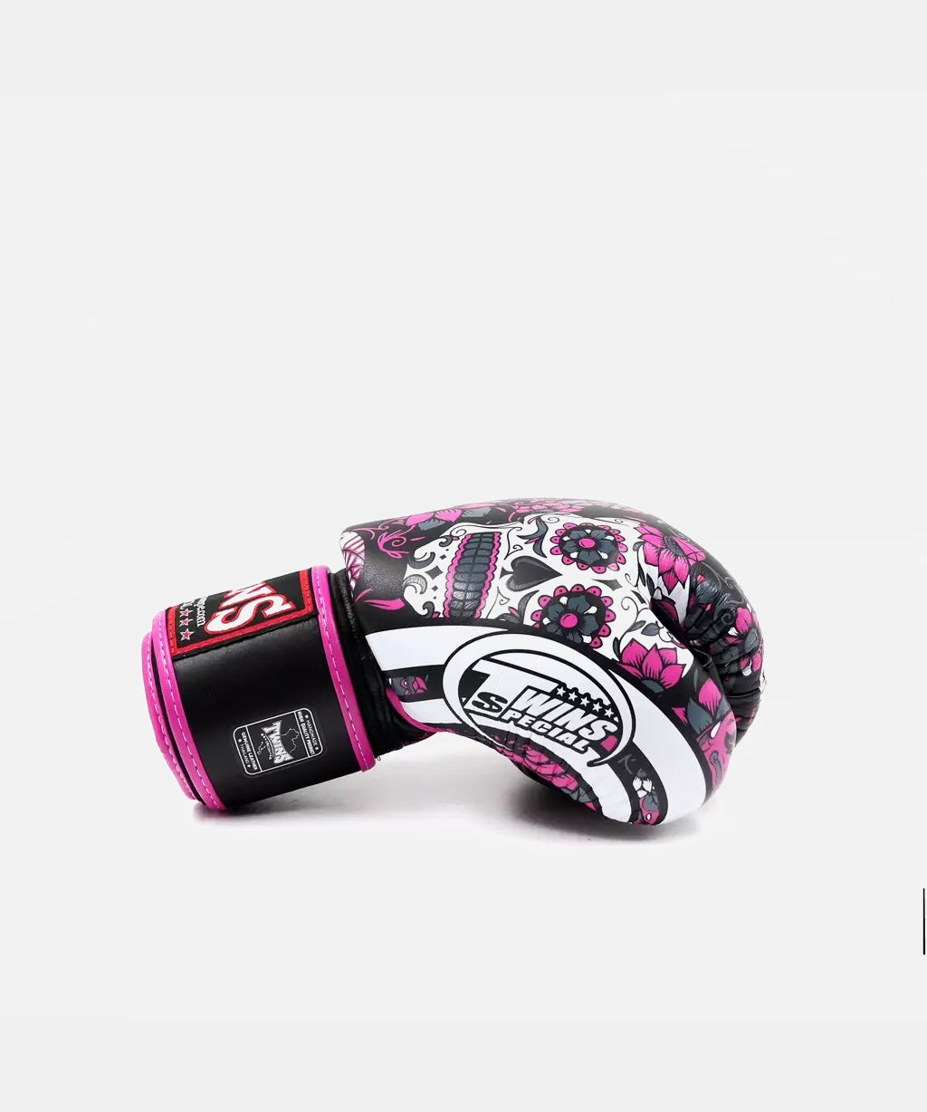 Gants De Boxe Twins Special Fantasy 4 Skull - Rose