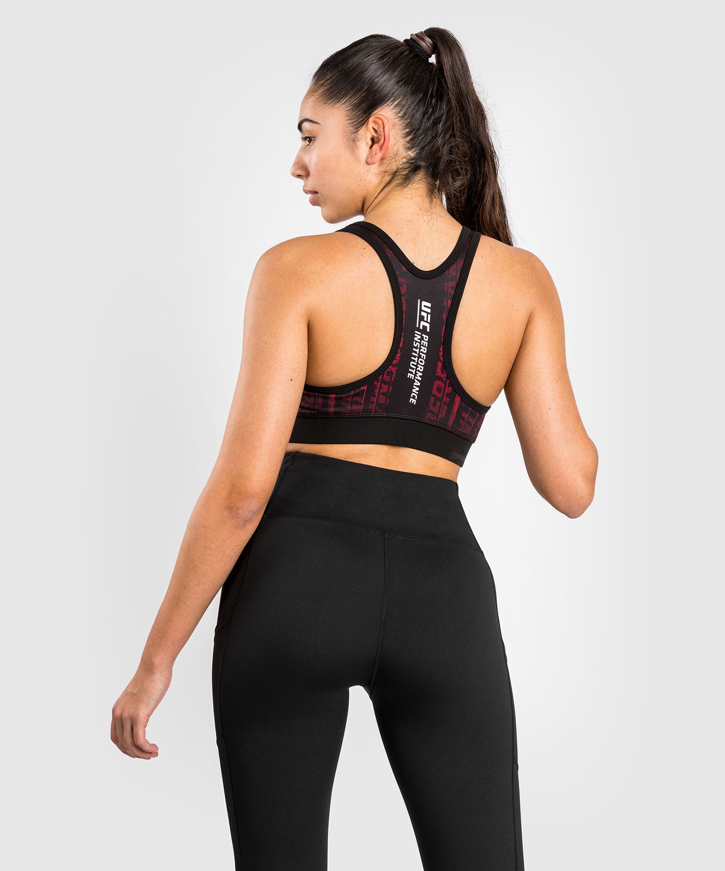 Brassière de sport pour femmes UFC Performance Institute 2.0 - Noir/Rouge