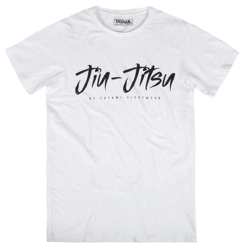 T-shirt Tatami Fightwear Jiu Jitsu Signature - Blanc