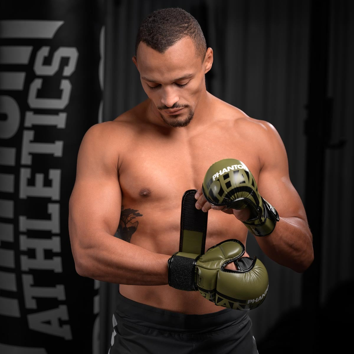 Gants de sparring MMA Apex Phantom Athletics - Kaki