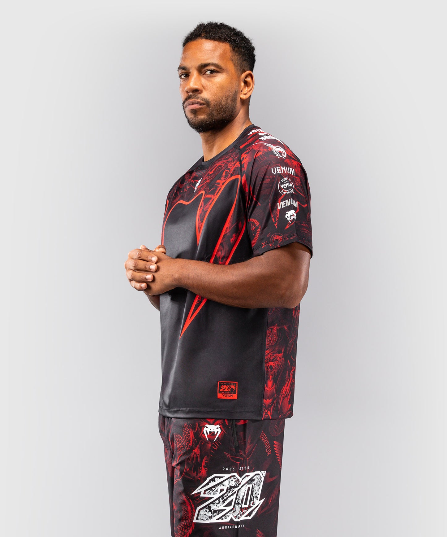 Venum 20th Anniversary Maglietta Dry Tech - Nero/Rosso
