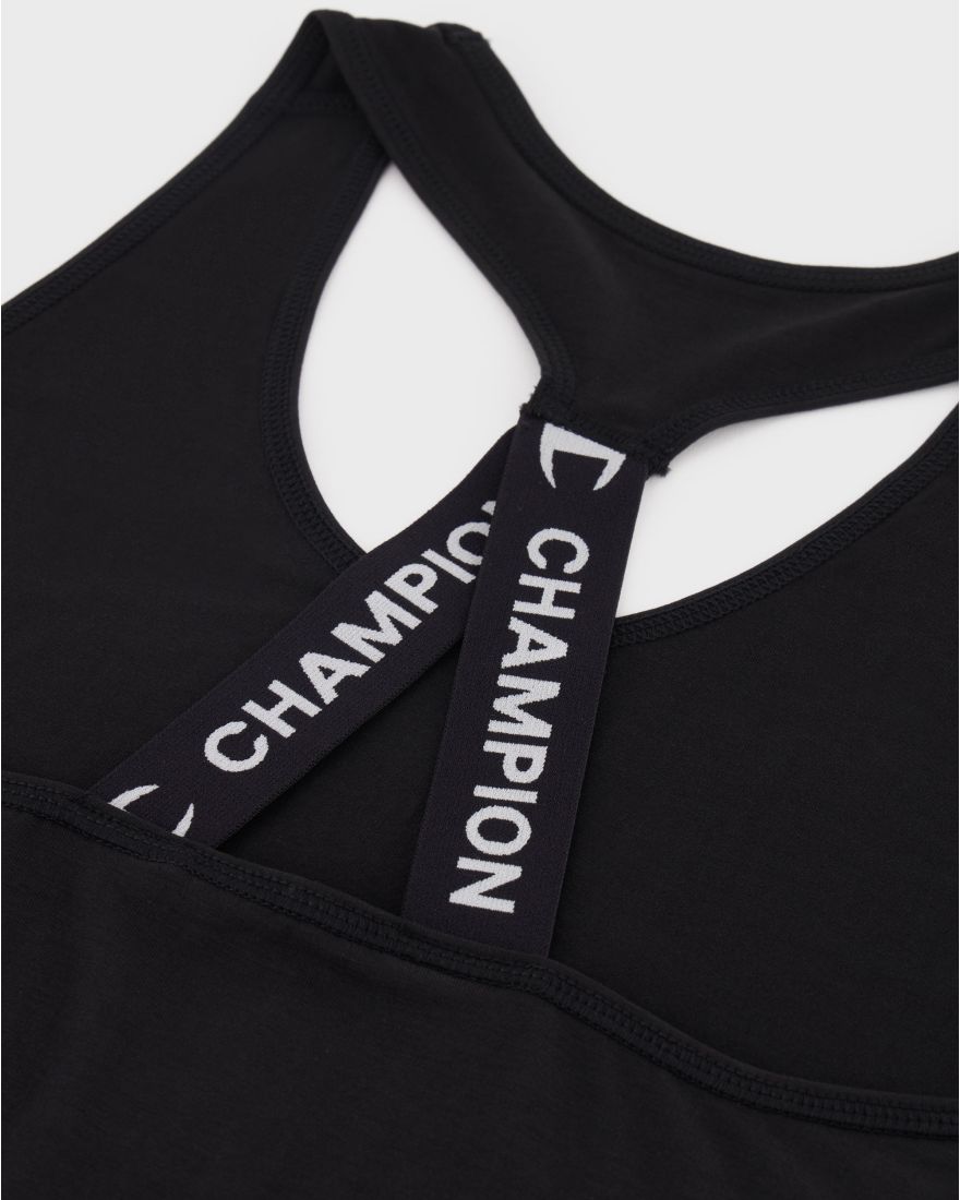 Champion Mujer Camiseta de Tirantes – Negro