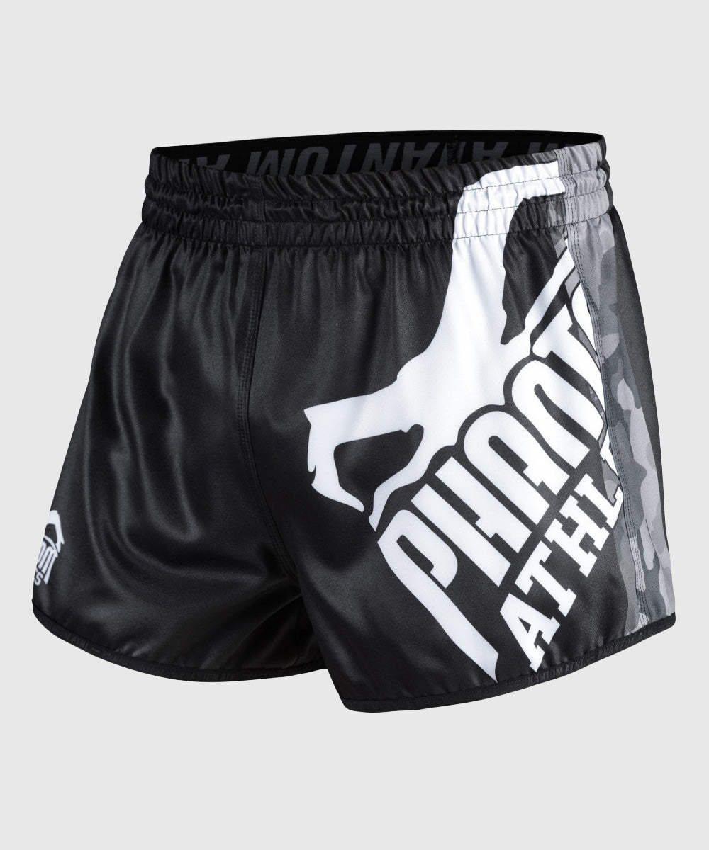 Phantom Athletics Revolution Muay Thai Shorts - Schwarz/Weiß