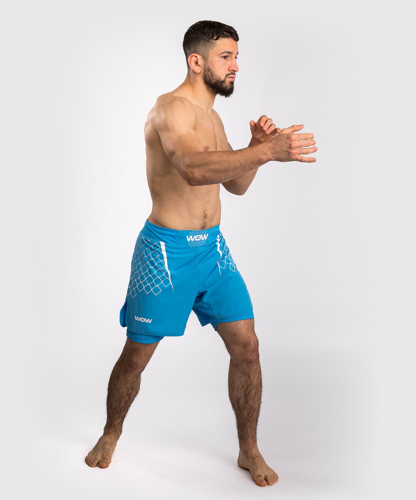 Venum x WOW FC Pantalones de Lucha para Hombre - Pacific Blue