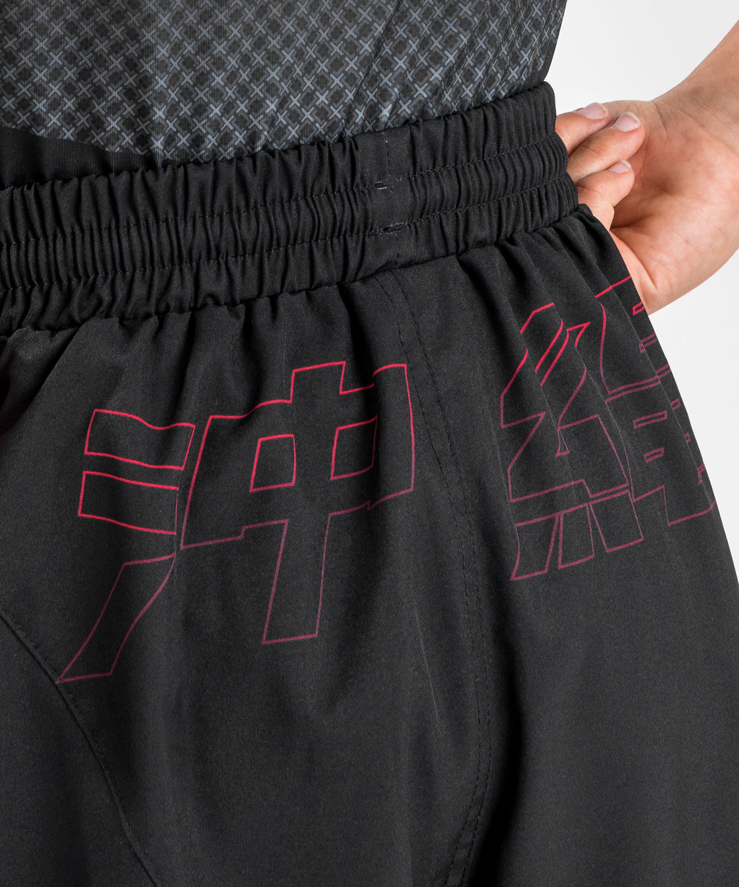 Short D'entrainement Venum Okinawa 3.0 - Pour Enfant - Noir/Rouge