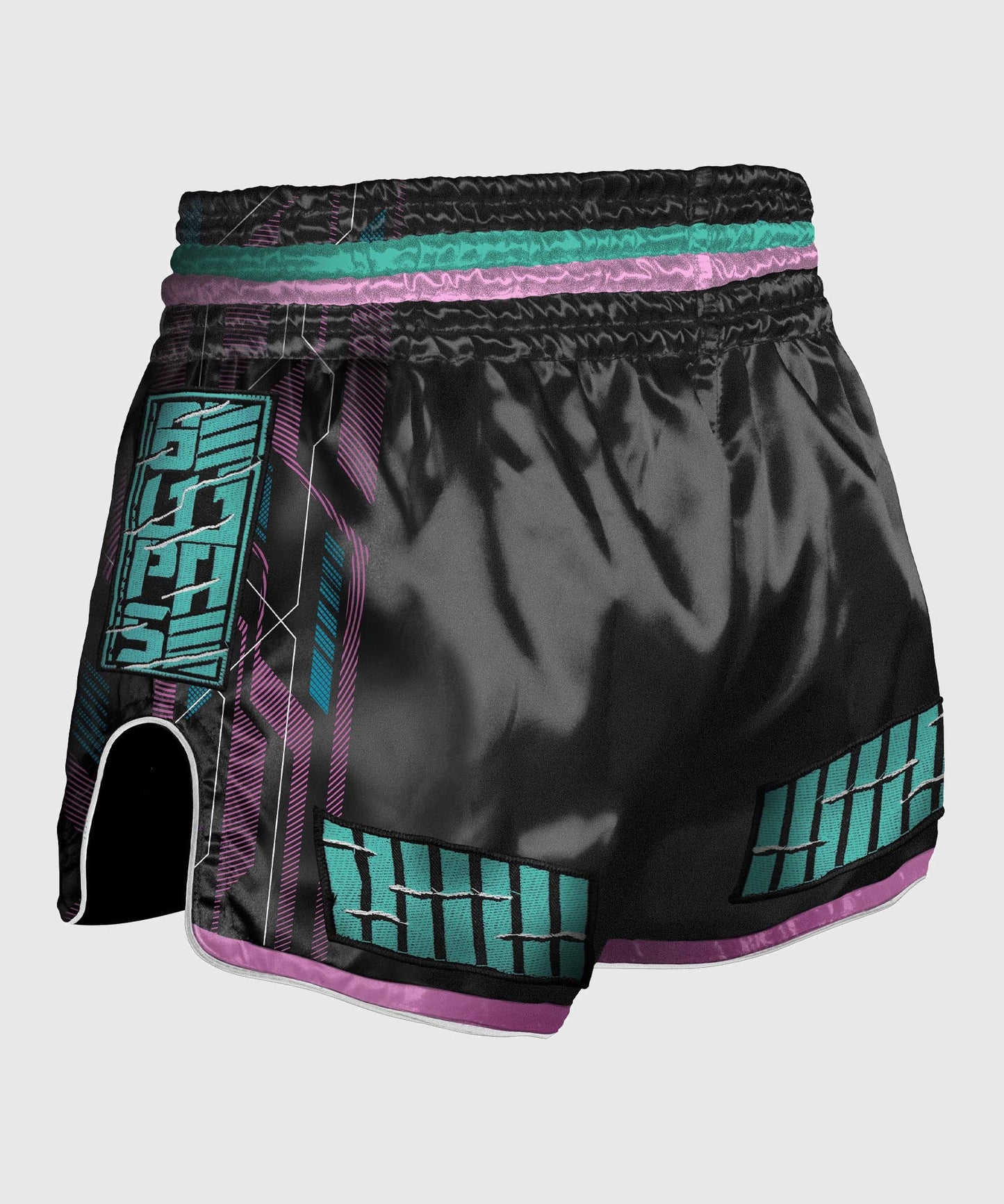 8 Weapons Samurai 2.0 Muay Thai Shorts - Schwarz/Rosa