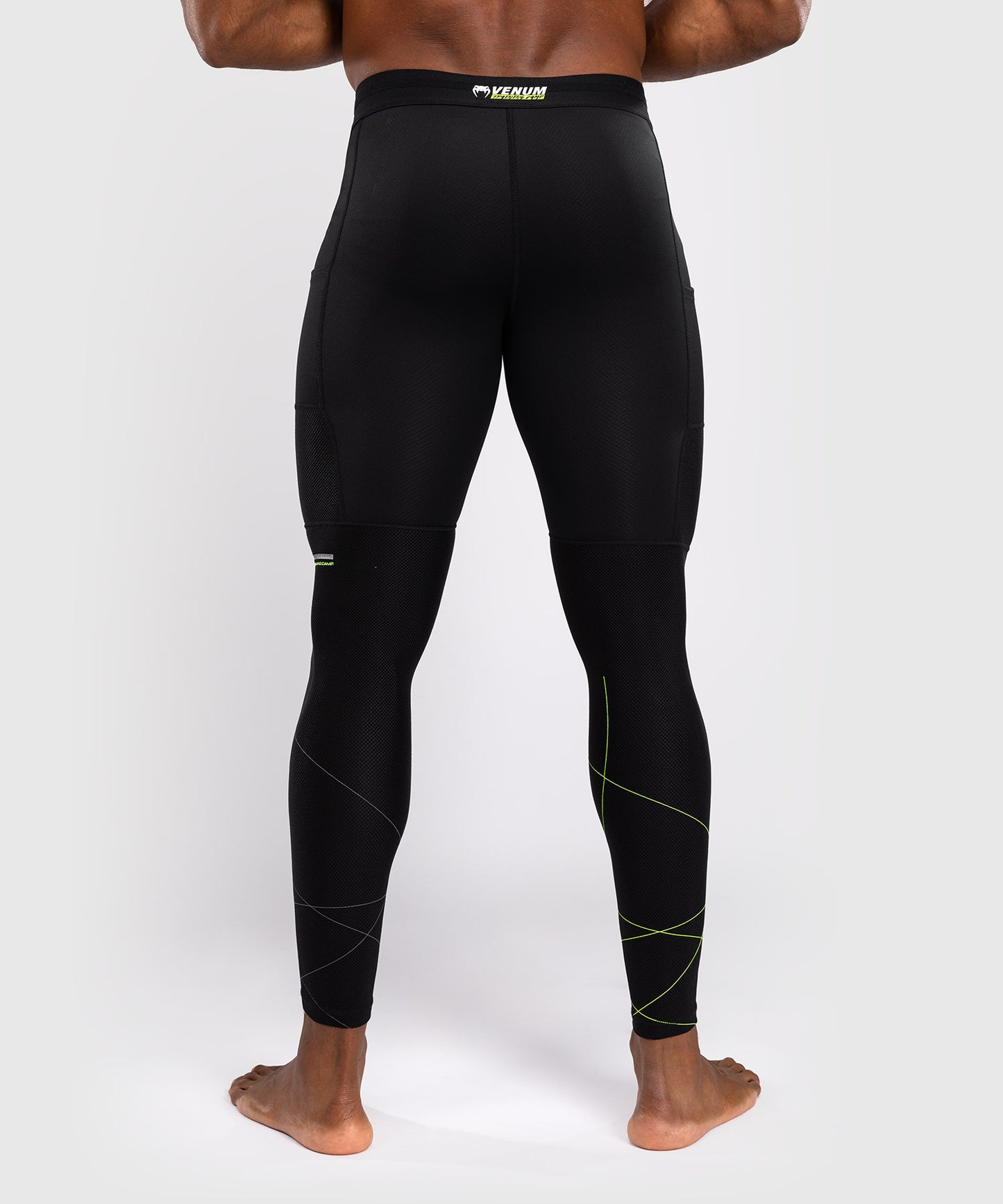 Venum Training Camp 4.0 Spats - Black/Neon Green