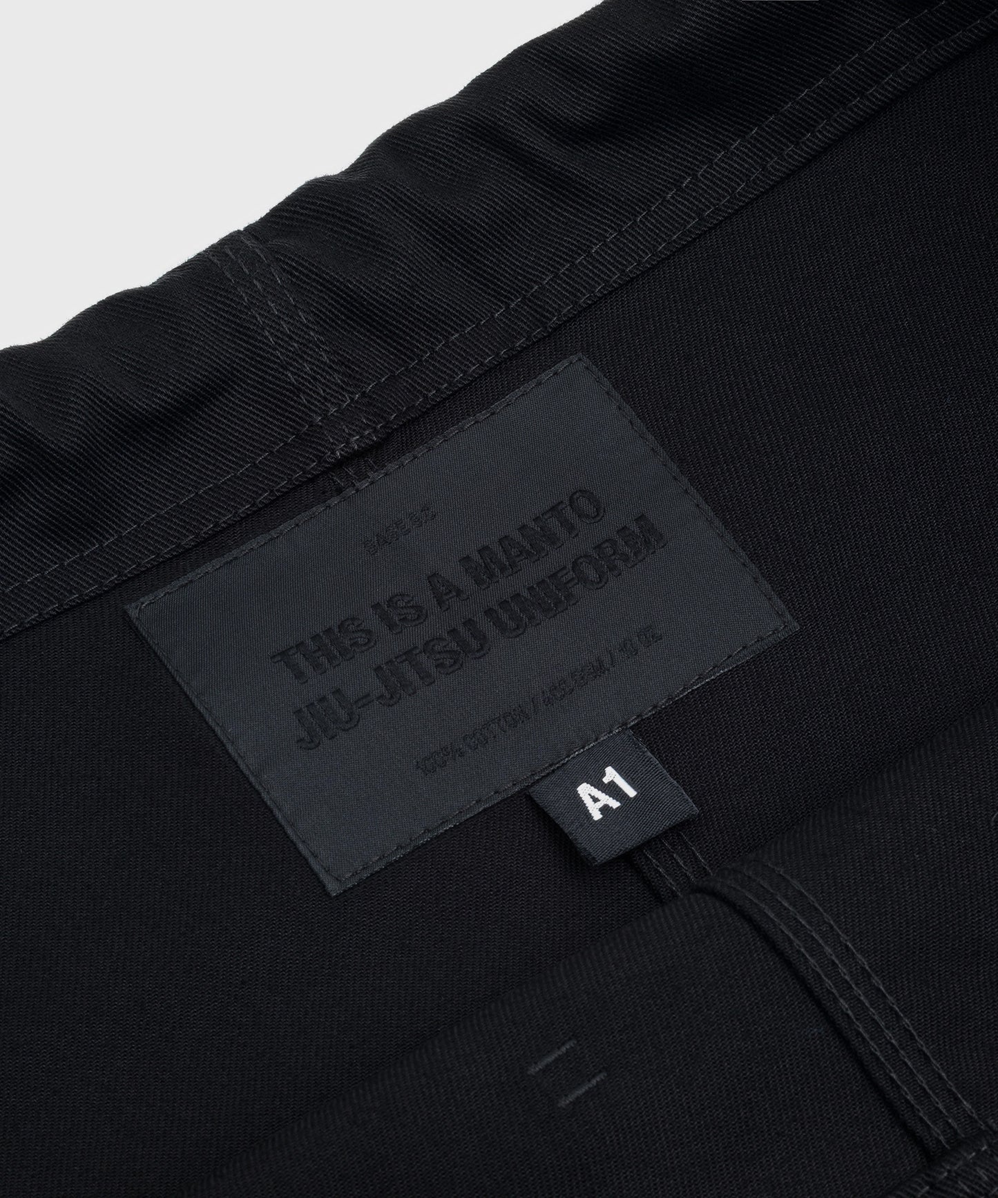 Manto Base 3.0 Kimono de BJJ - Negro/Negro