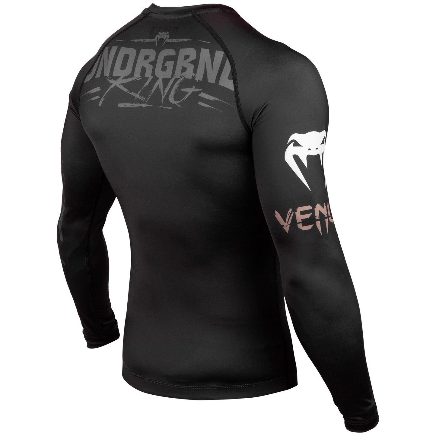 Rashguard Venum Underground King - Manches longues - Noir/Sable