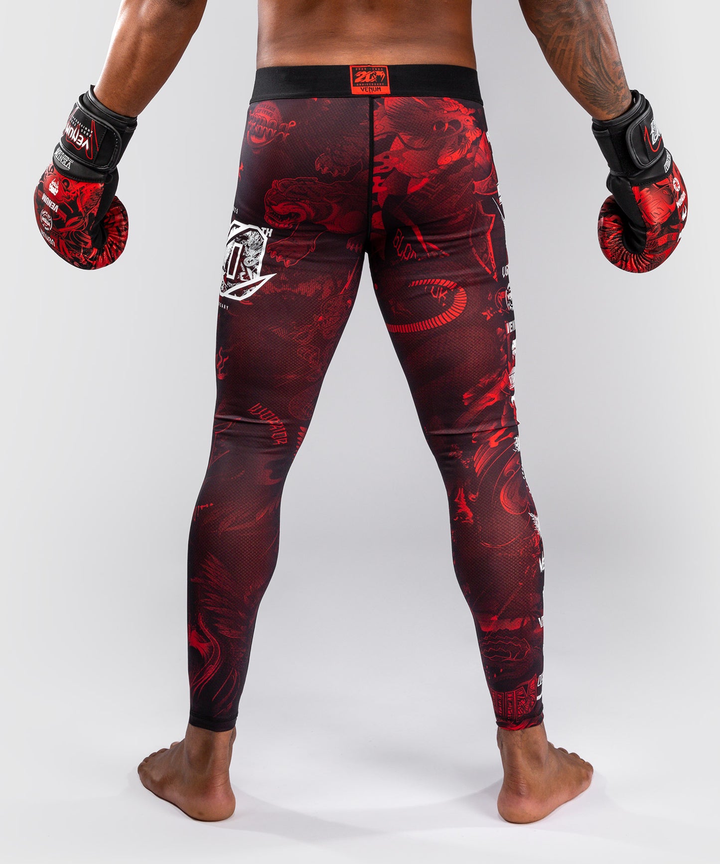 Venum 20th Anniversary Spats - Negro/Rojo