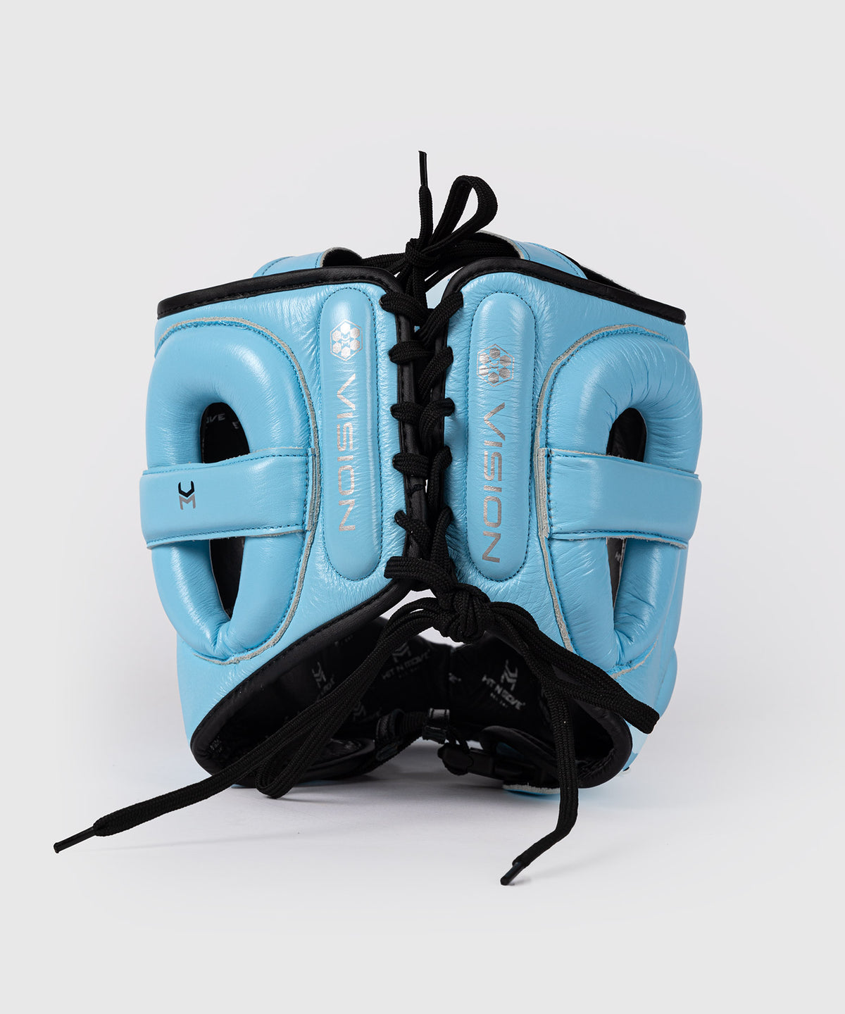 Hit N Move Casco de Boxeo con Barra - Azul Celeste