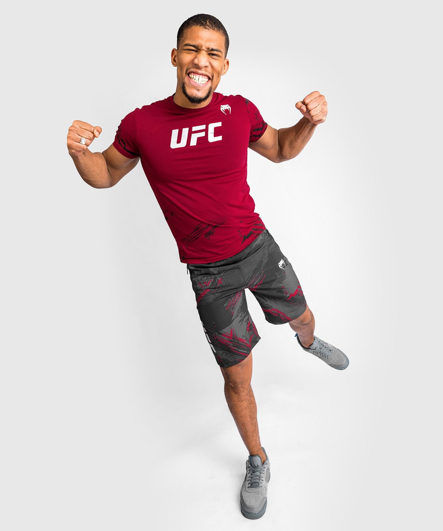 UFC T-Shirt Venum Authentic Fight Week 2.0 - Short Sleeve - Red