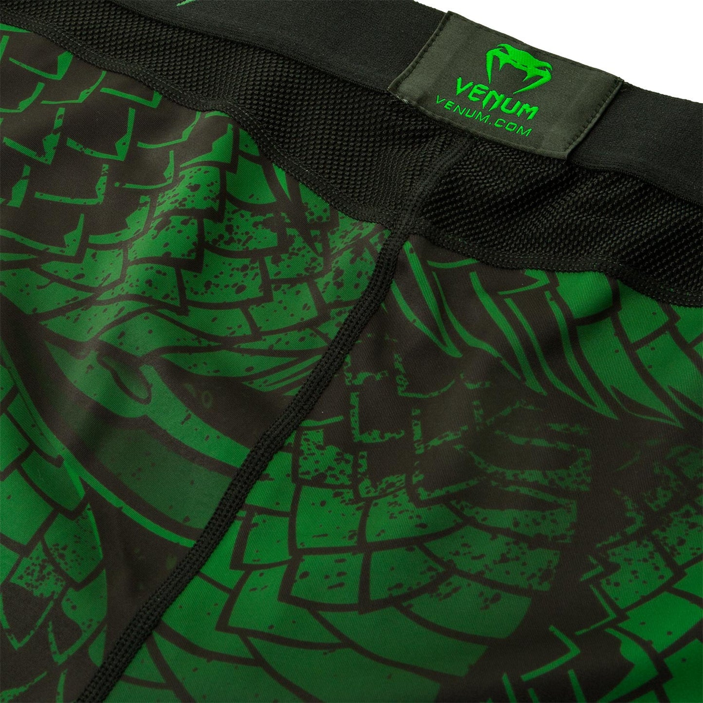 Venum Green Viper Compression Tights - Black/Green