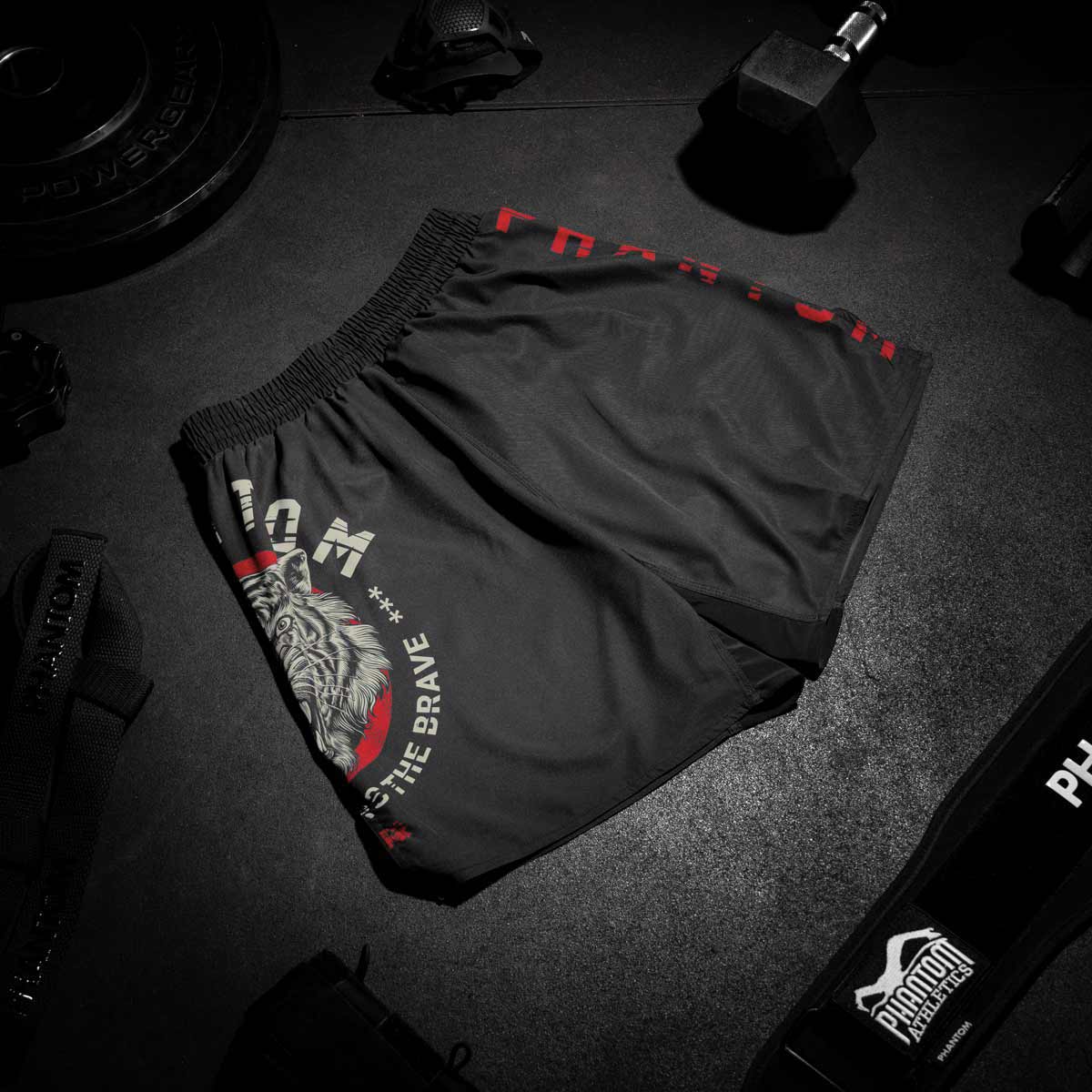 Short de MMA Phantom Athletics Evo Tiger Unit - Noir