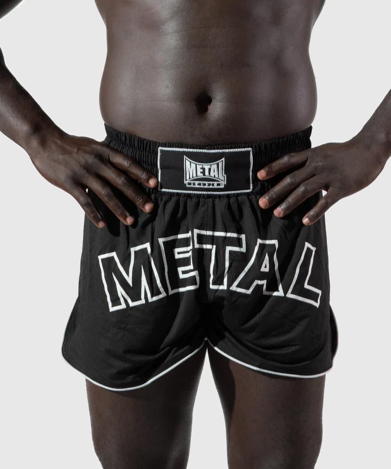 Metal Boxe One Muay Thai Shorts - Schwarz