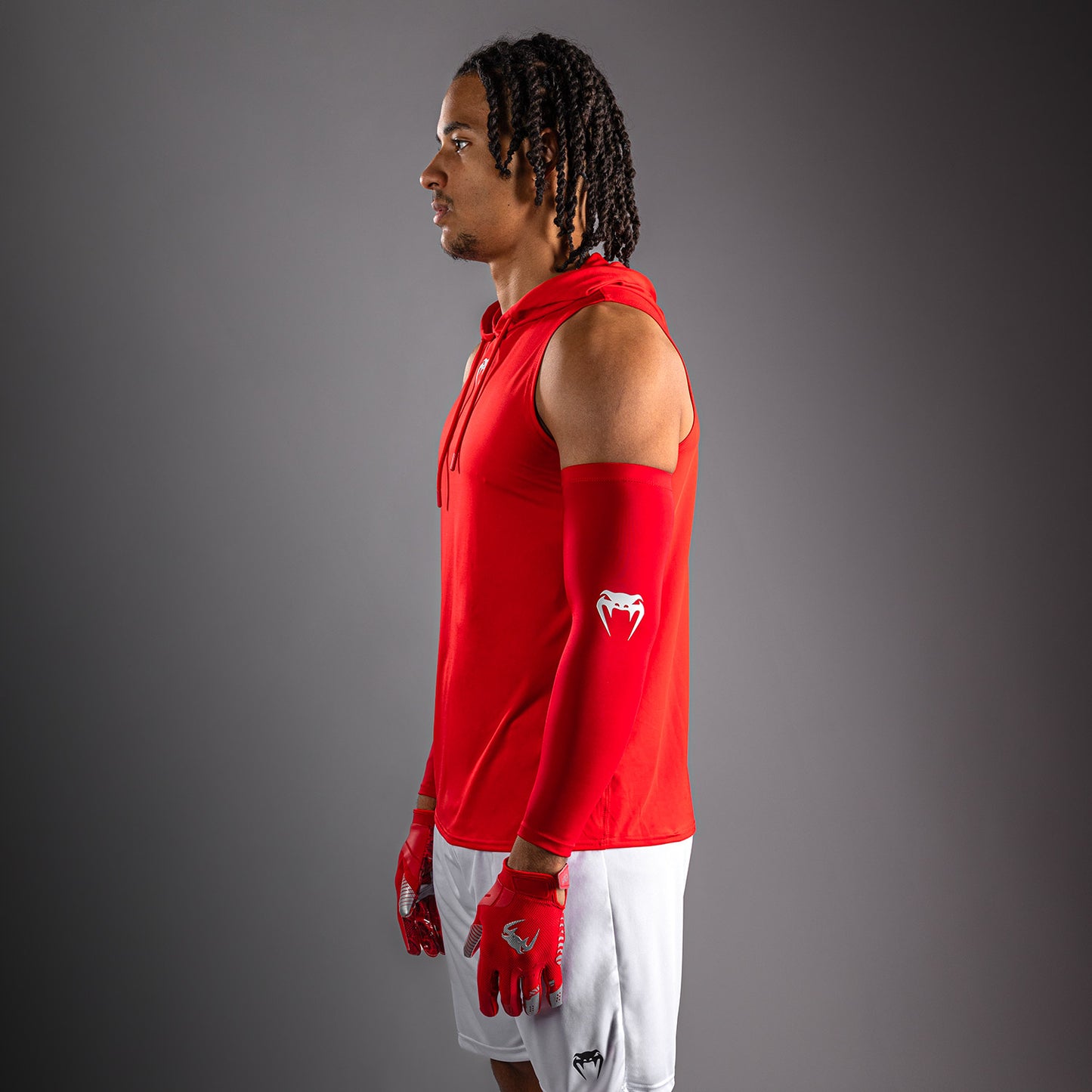 Sweat à capuche Dry Tech sans manches Venum Elite - Rouge