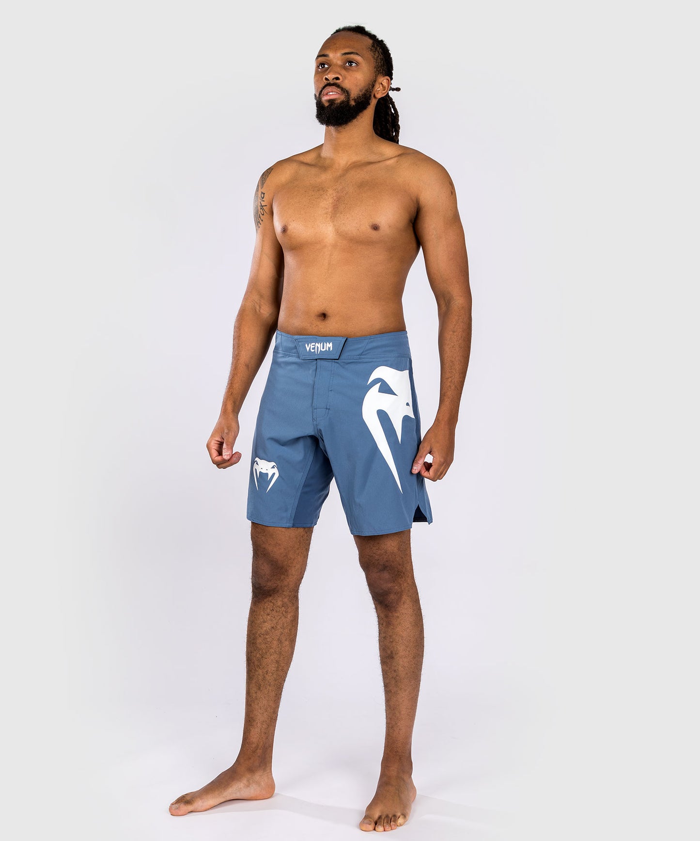 Short de combat Venum Light 5.0 - Bleu/Blanc