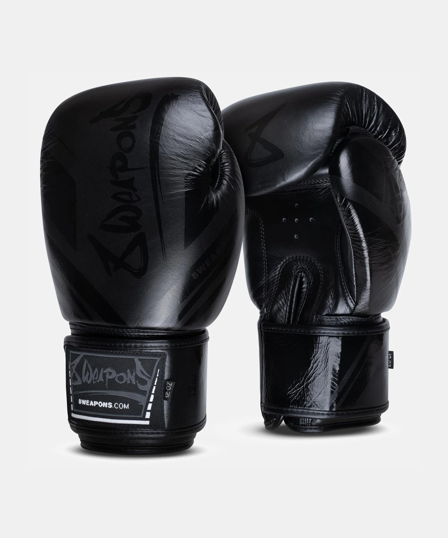 8 Weapons Shift Boxing Gloves - Black/Black