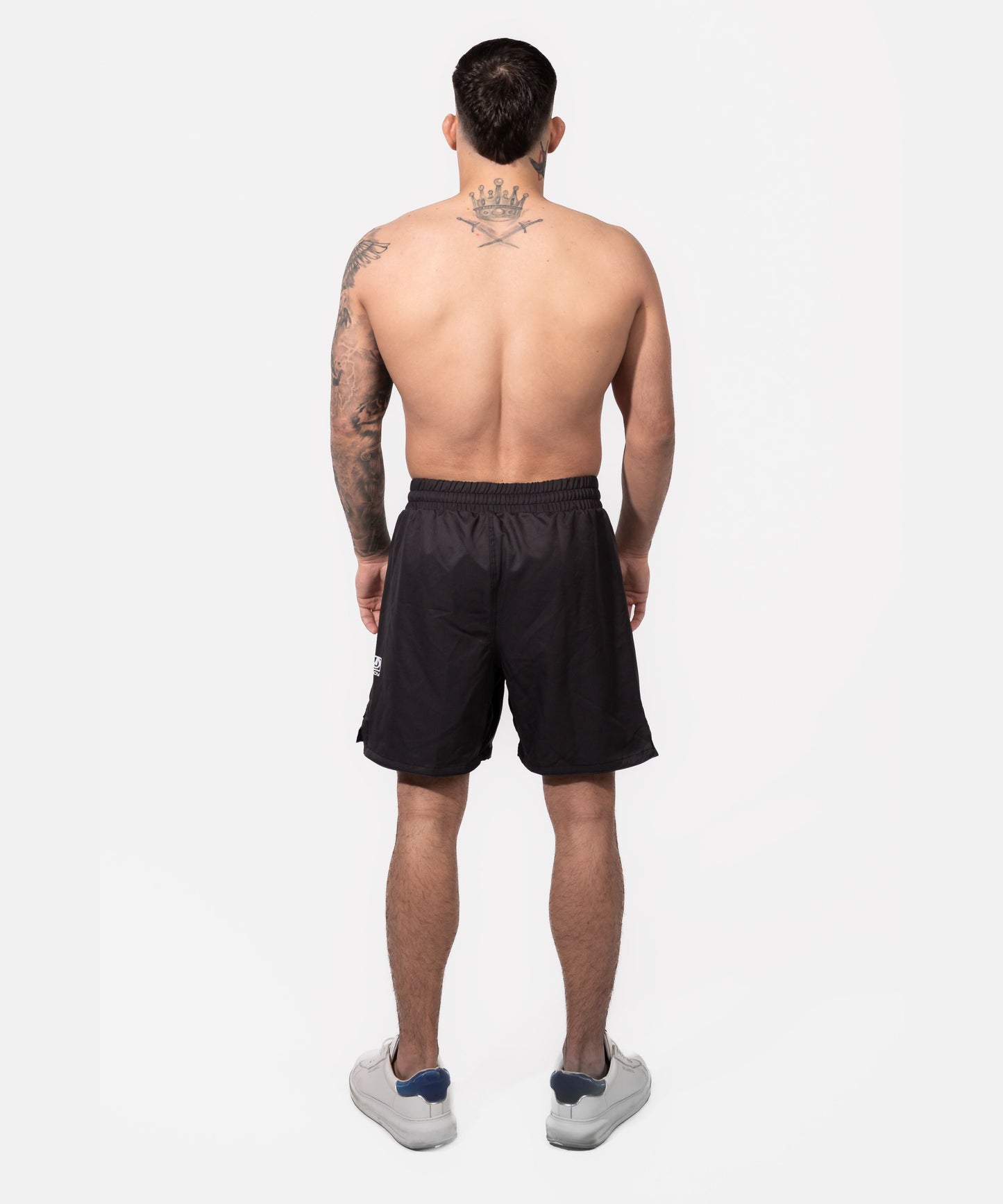 Bad Boy Logo Classic Pantalones de MMA - Negro/Blanco