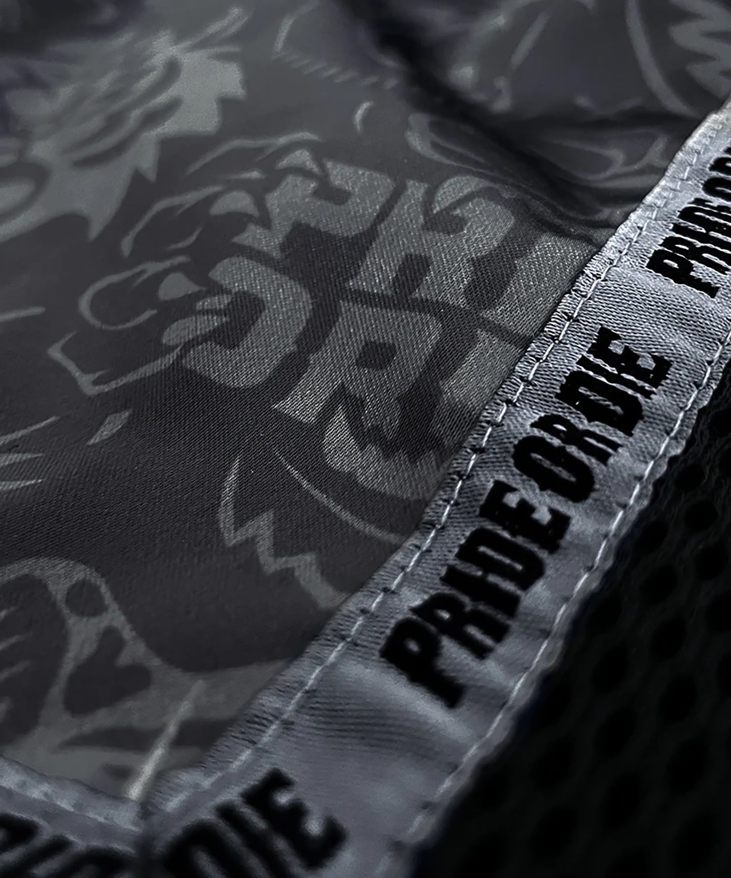 Short de Muay Thai Pride Or Die Ferocity - Noir