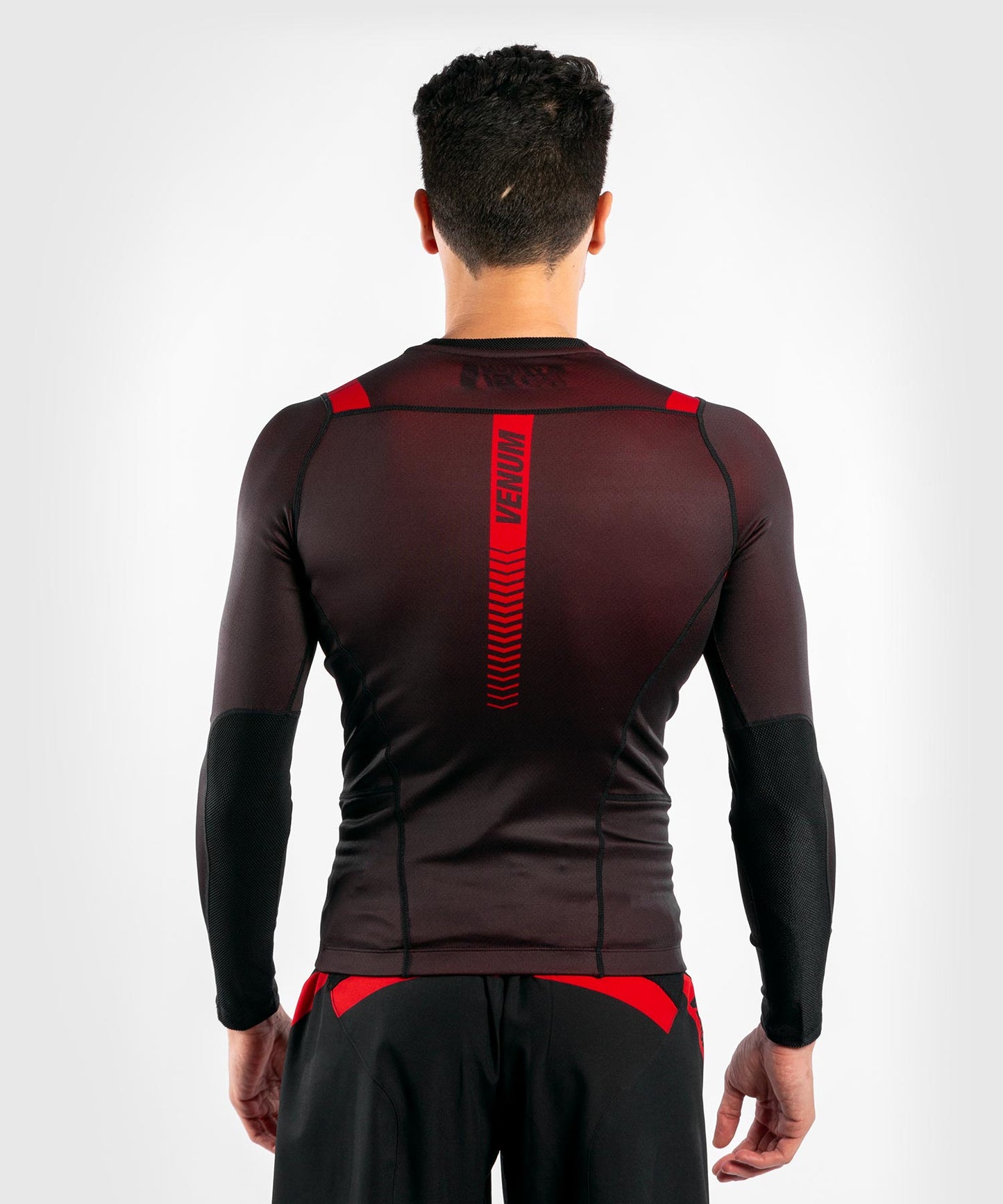 T-shirt de Compression Venum NoGi 3.0 - Manches Longues - Noir/Rouge