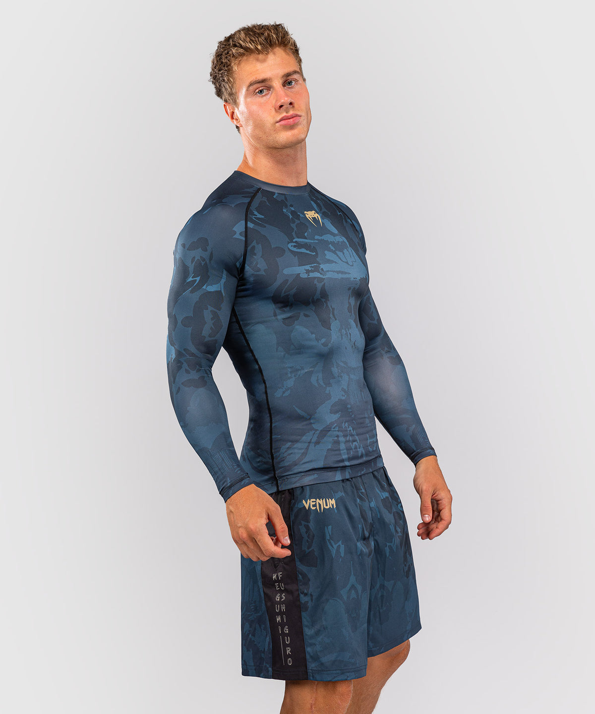 Jujutsu Kaisen x Venum Fushiguro Rashguard a Maniche Lunghe – Verde Oceano