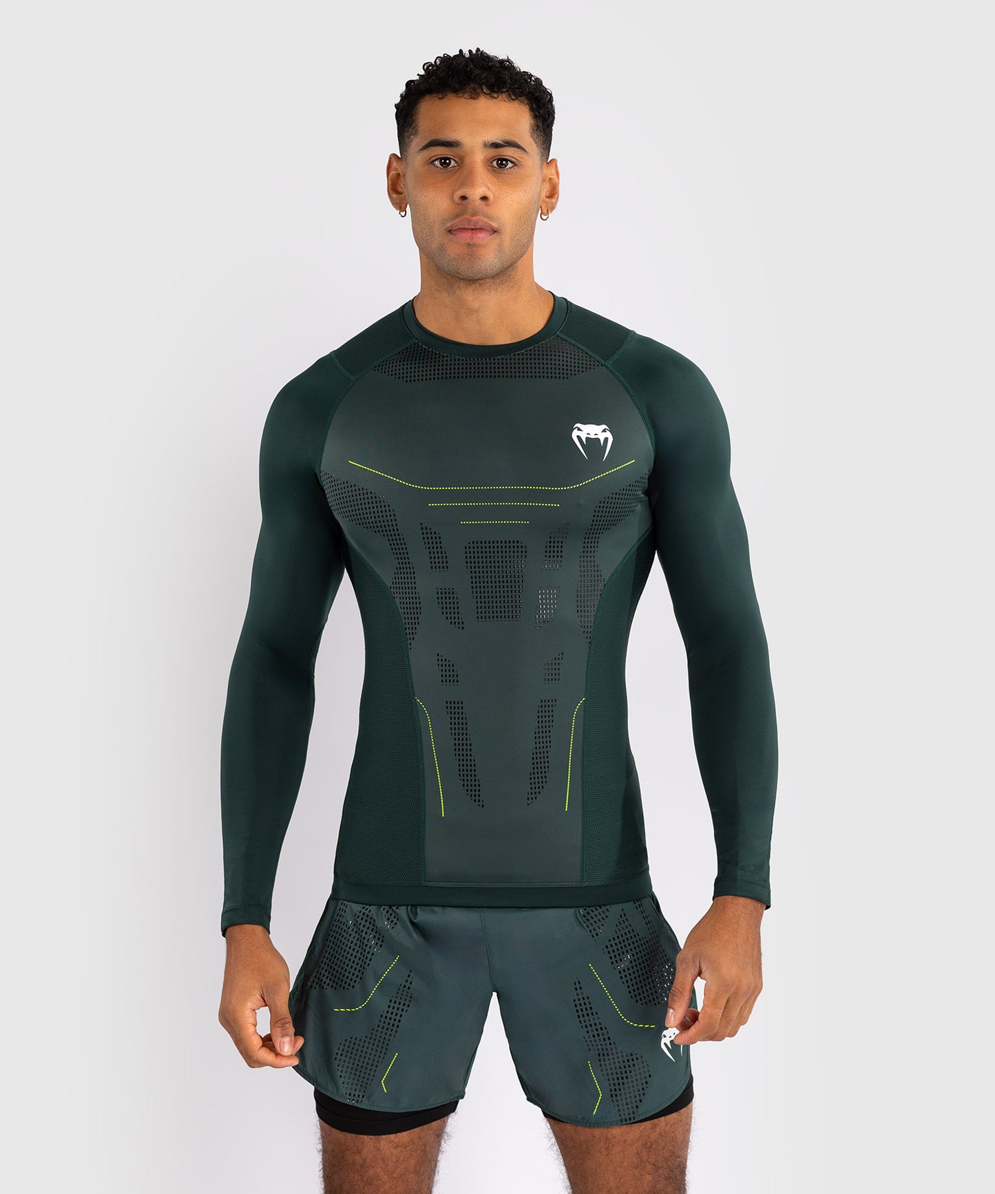 Rashguard Venum Technical 3.0 - Vert Forêt