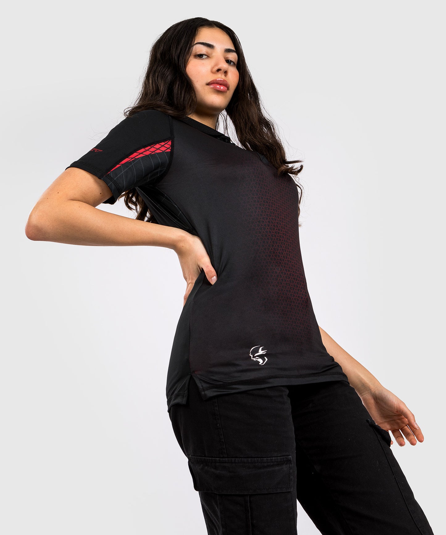 Venum x Dodge Banshee Polo de mujer Dry Tech - Negro