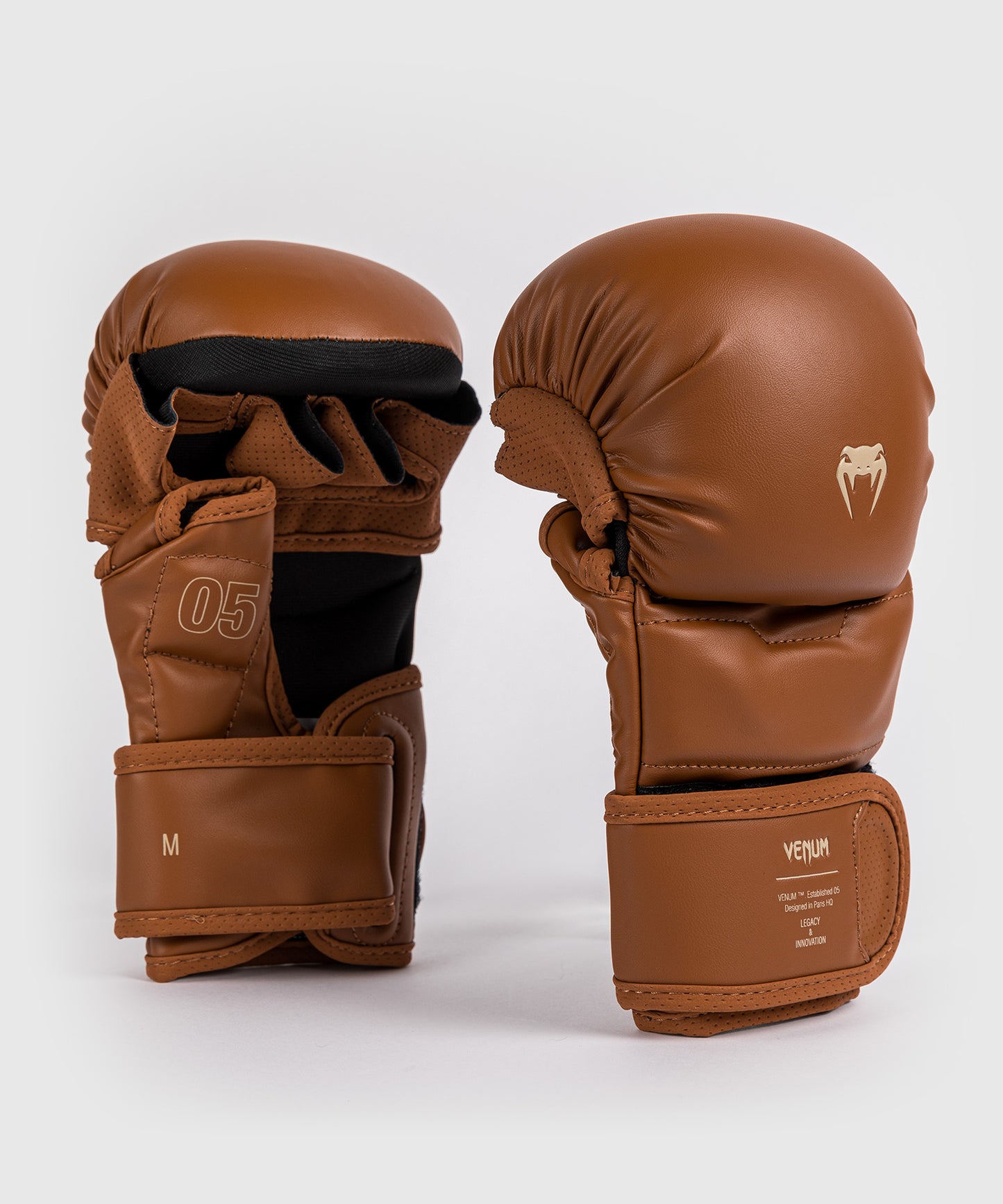 Venum Tiger Guantes de MMA - Negro/Naranja neón