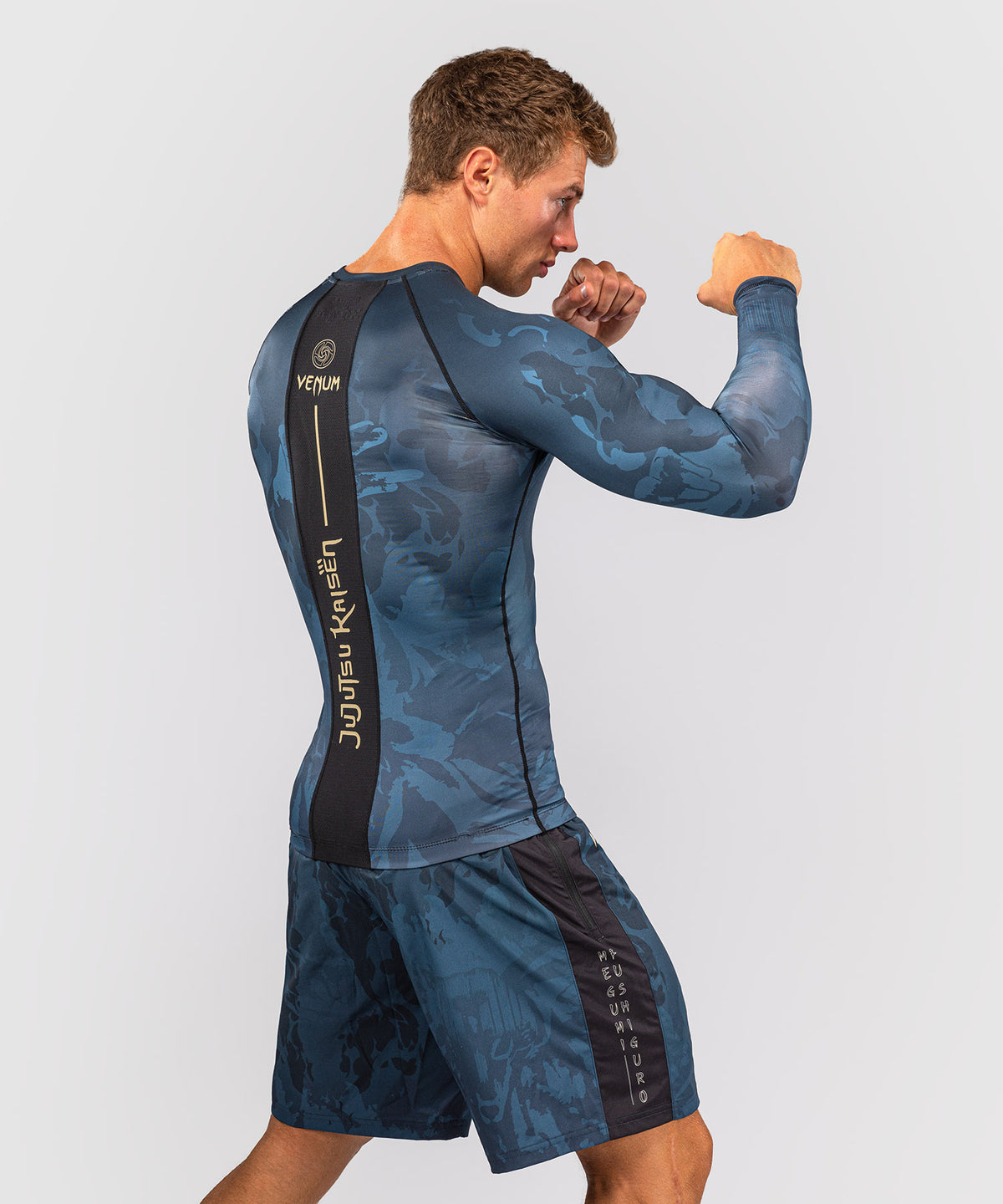 Jujutsu Kaisen x Venum Fushiguro Rashguard a Maniche Lunghe – Verde Oceano