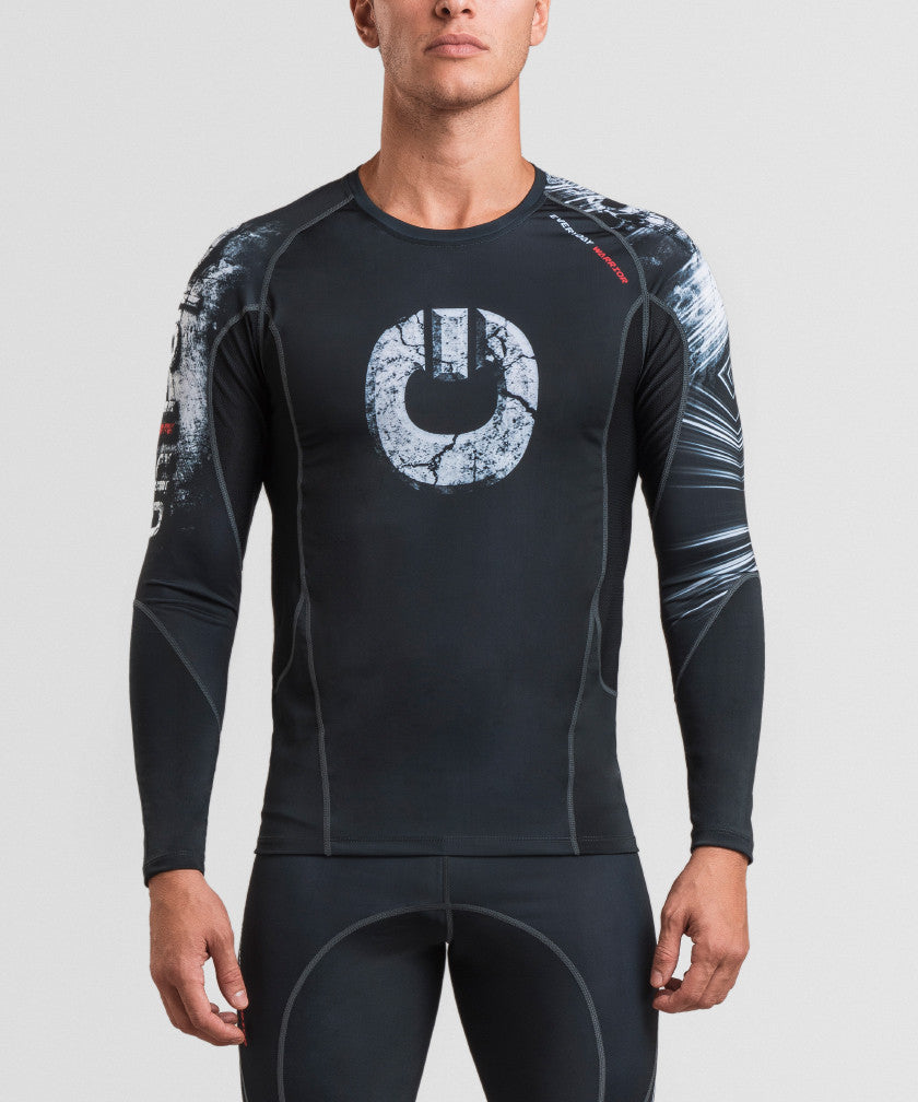 Grips Armadura 2.0 Long Sleeve Rashguard - Skull Black