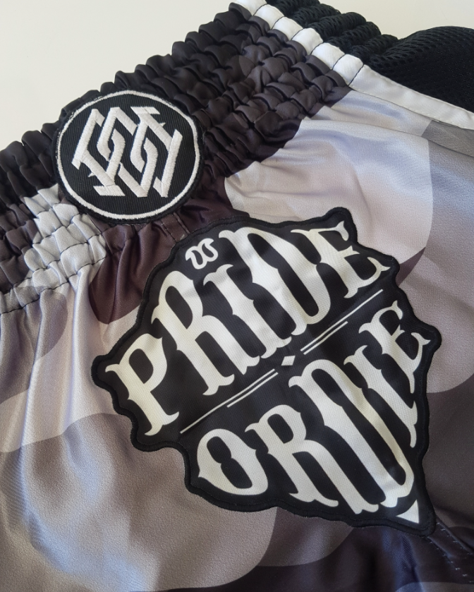 Pride Or Die Reckless Muay Thai Shorts - Urban Camo